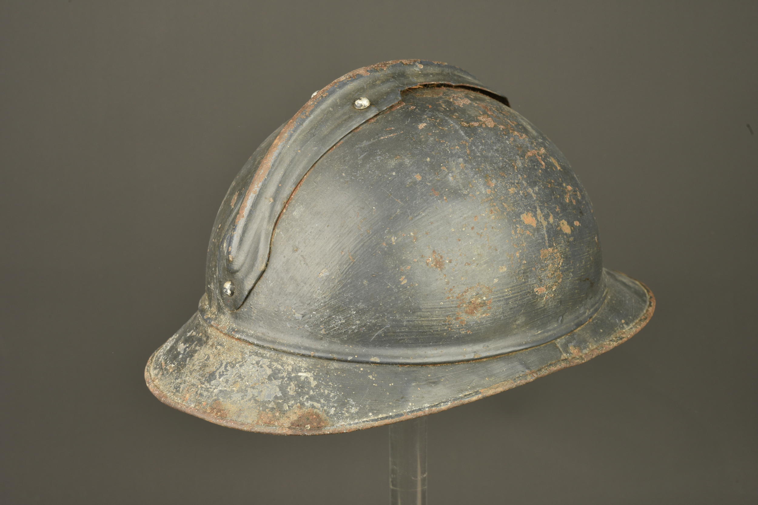 Casque Adrian de l'infanterie coloniale. Colonial Infantry Adrian helmet — photo 3