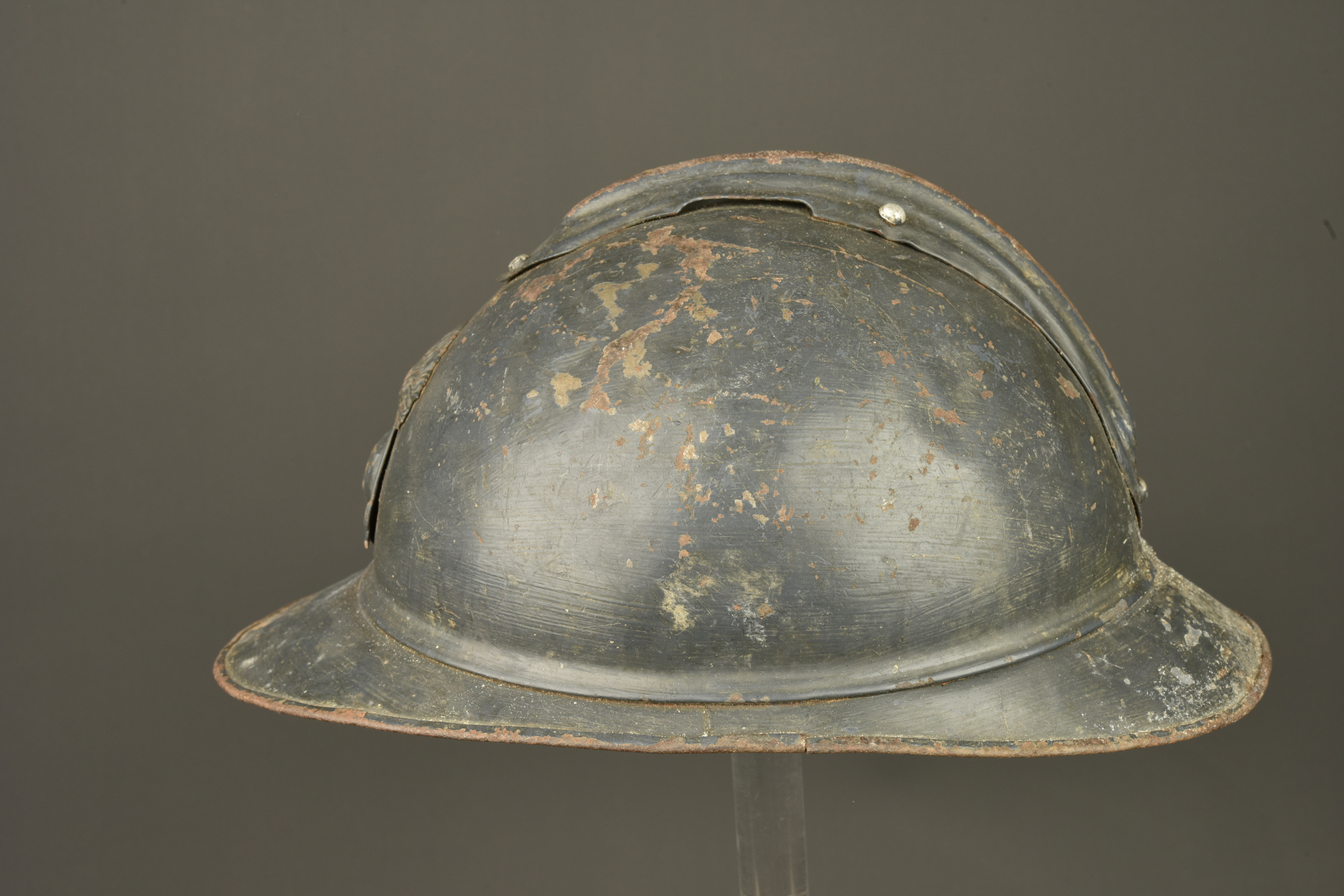Casque Adrian de l'infanterie coloniale. Colonial Infantry Adrian helmet — photo 4