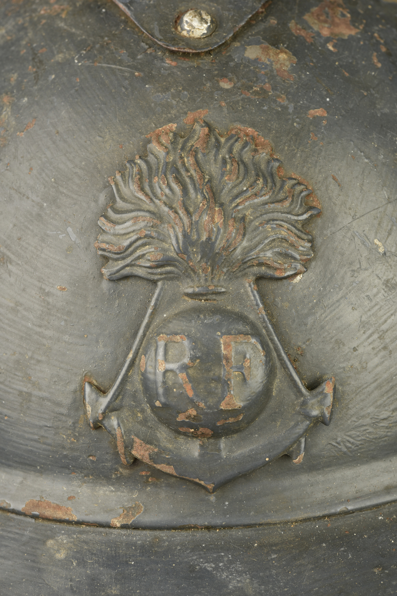 Casque Adrian de l'infanterie coloniale. Colonial Infantry Adrian helmet — photo 5