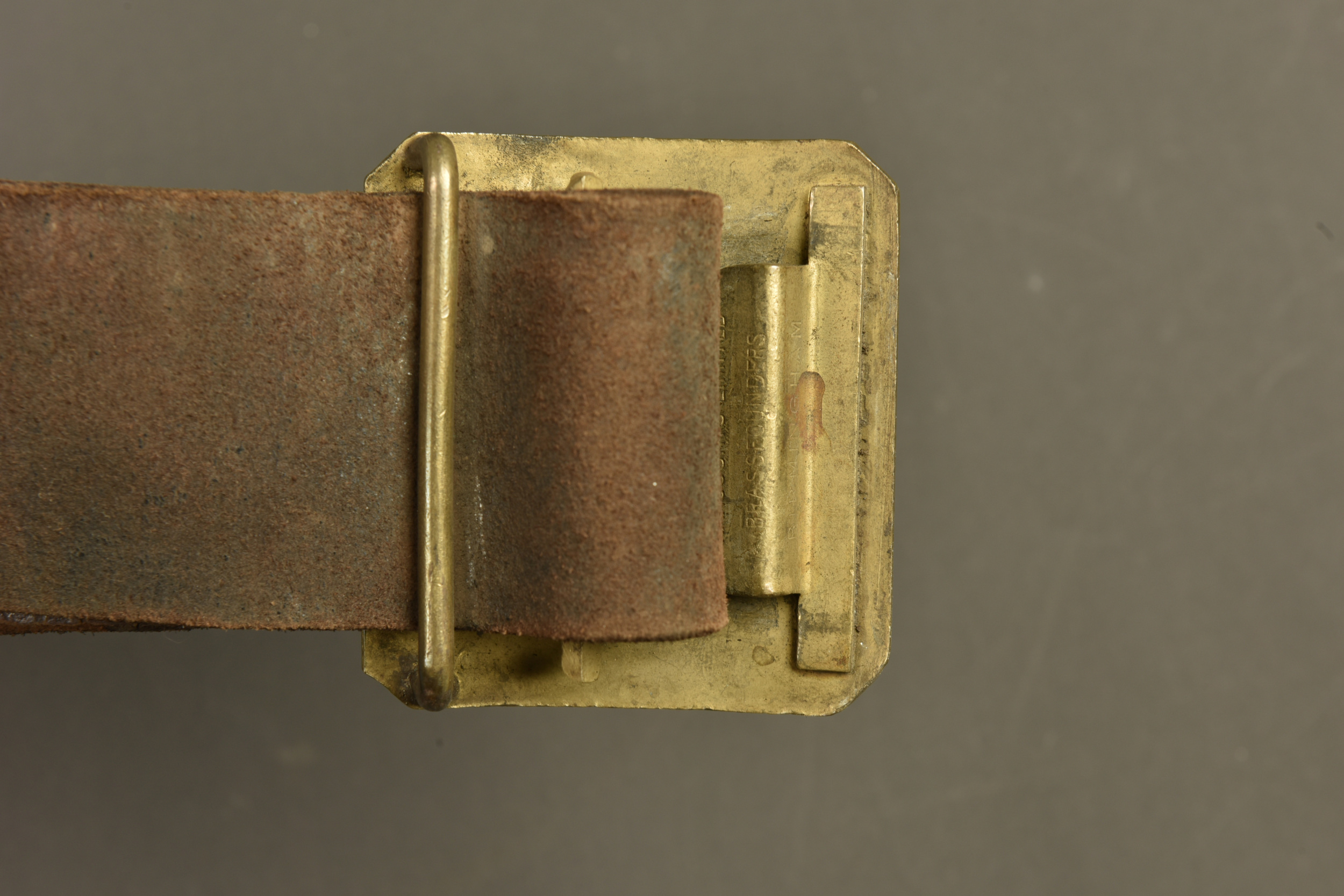 Ceinturon belge avec porte baïonnette. Belgian belt with bayonet frog — photo 2