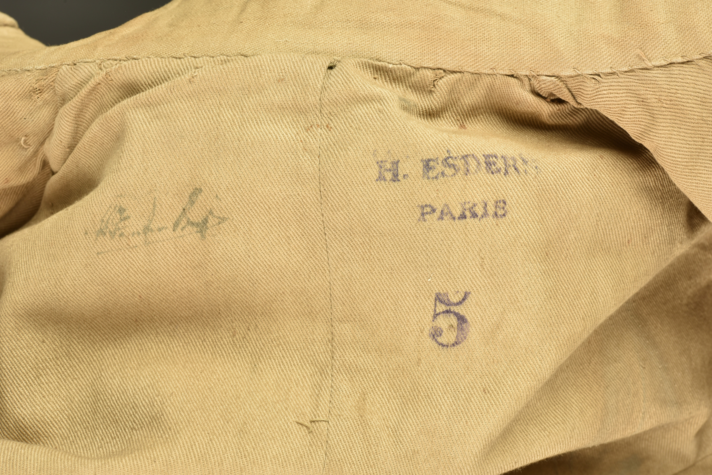Tunique kaki de grenadier Belge. Belgian Grenadier khaki tunic — photo 3