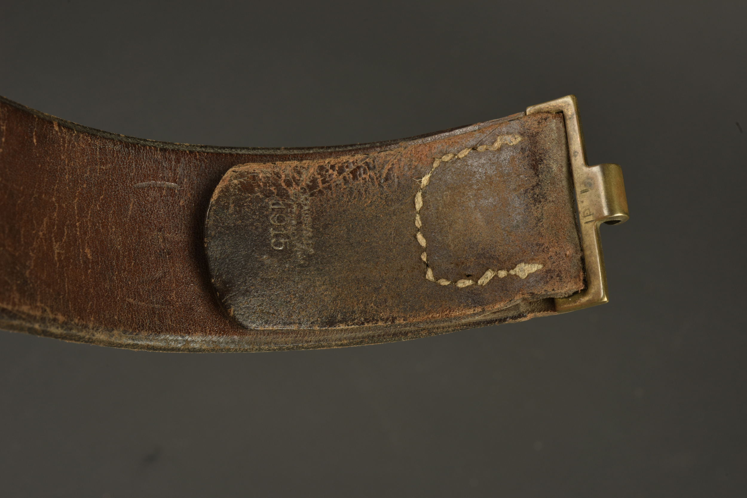 Ceinturon avec boucle Turque M1895. Belt with Turkish Model 1895 buckle — photo 3