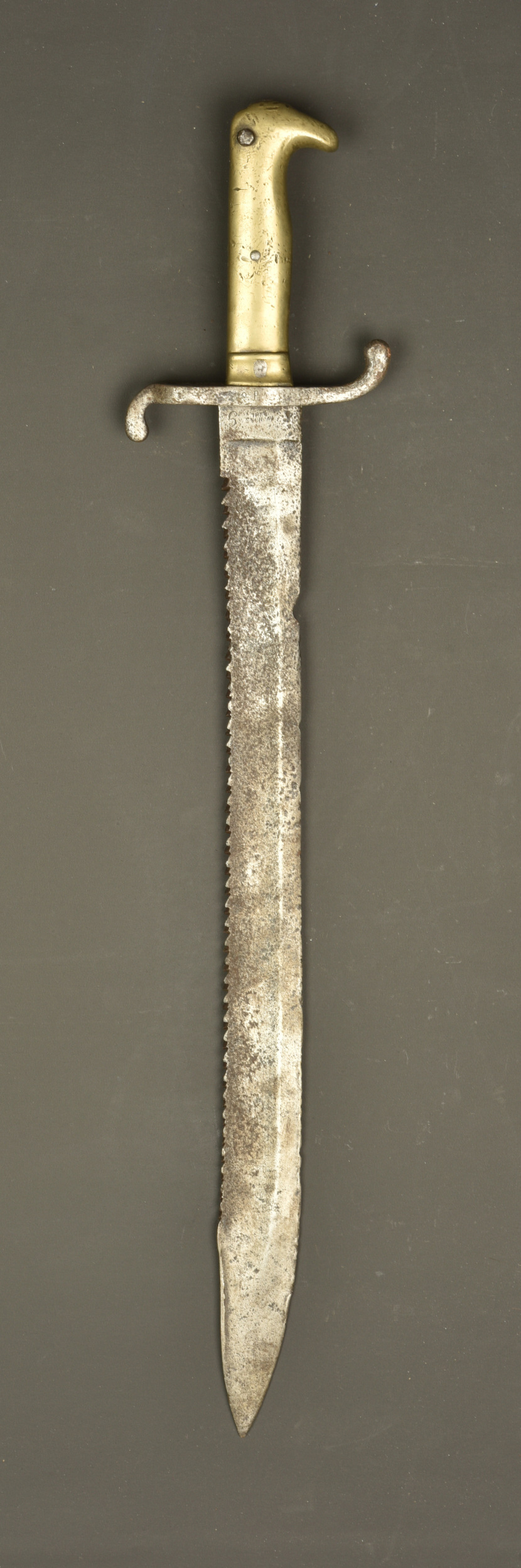 Pionnier Faschinenmesser M1871 à dents de scies. Pioneer Faschinenmesser Model 1871 with sawback blade — photo 1
