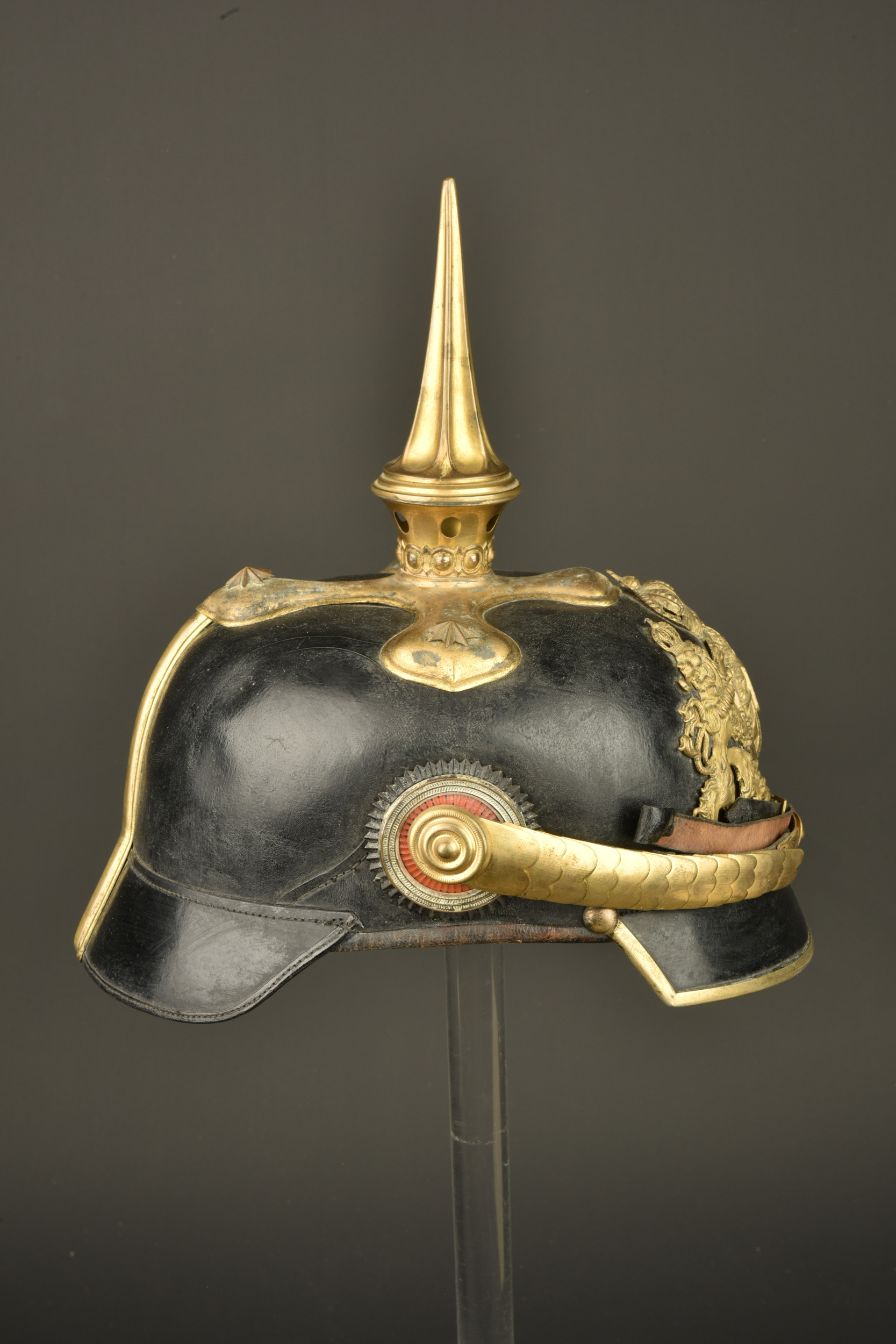 Casque à pointe d'officier bavarois. Bavarian officer’s pickelhaube — photo 12