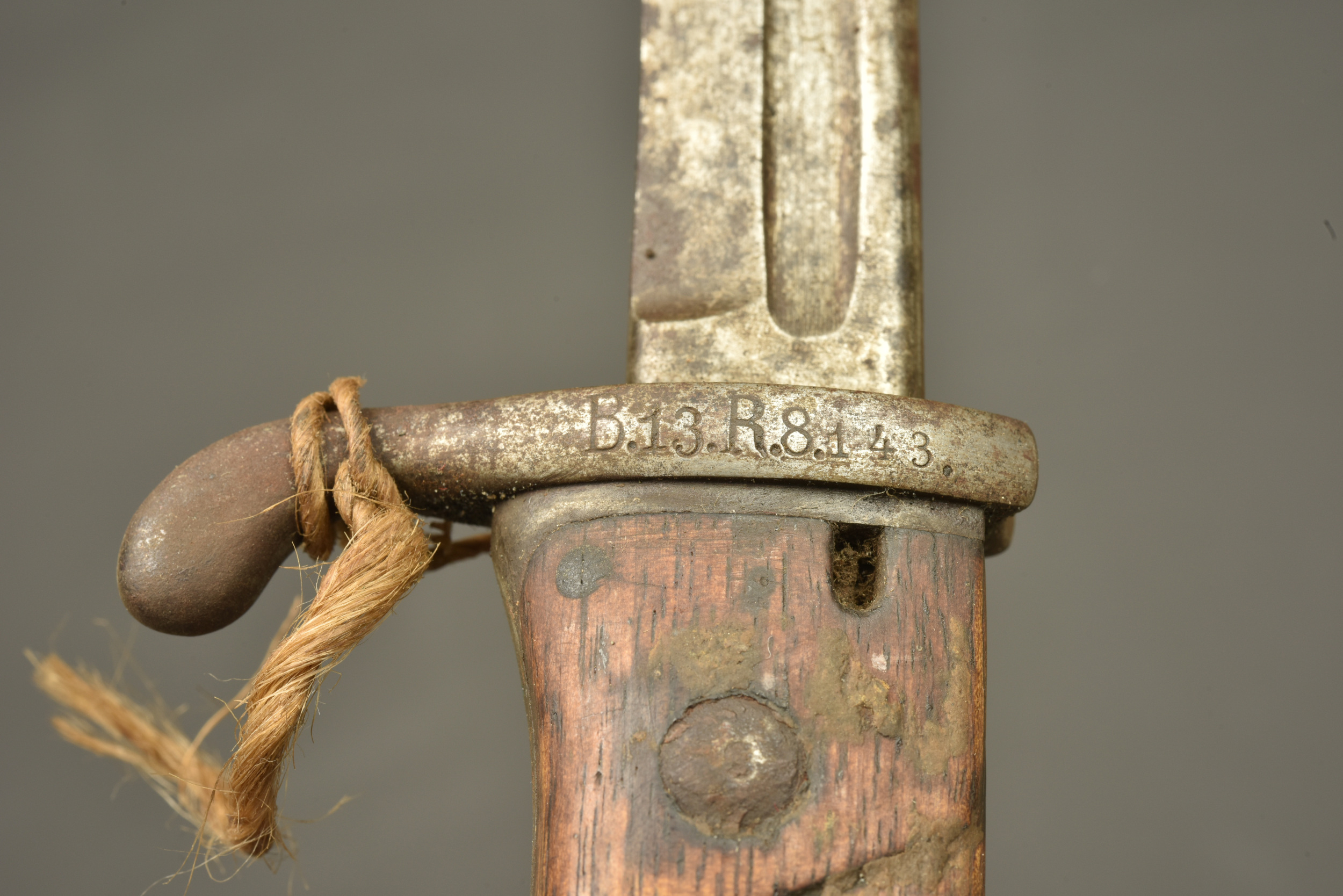 Baïonnette S98 nA du 13 JR Bavarois avec étiquette de prise à Laneuville. German S98 nA bayonet of the Bavarian 13th Infantry Regiment with capture tag from Laneuville — photo 5