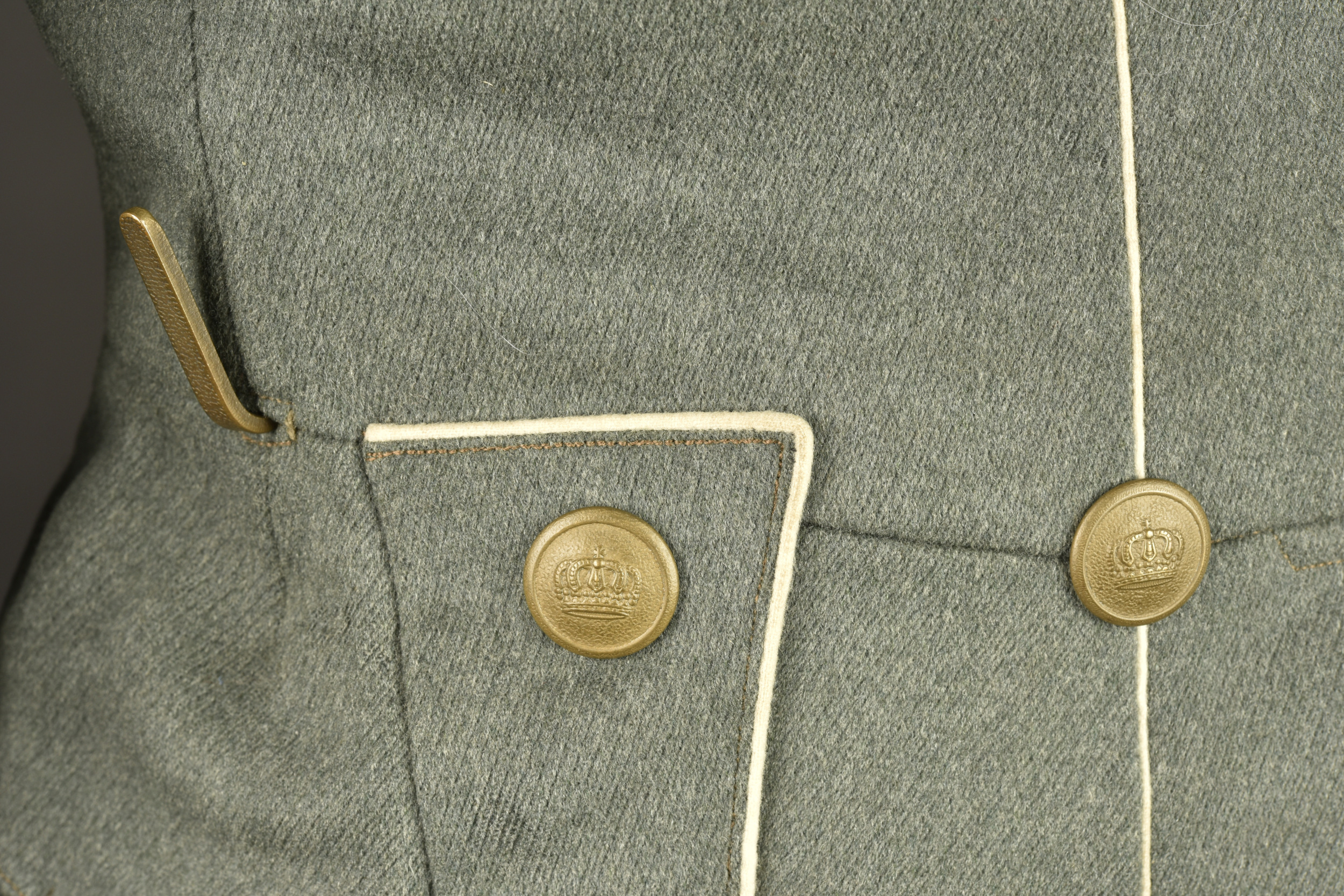 Tunique Ulanka feldgrau du 9e régiment de Uhlans. Feldgrau Ulanka tunic of the 9th Uhlan Regiment — photo 15
