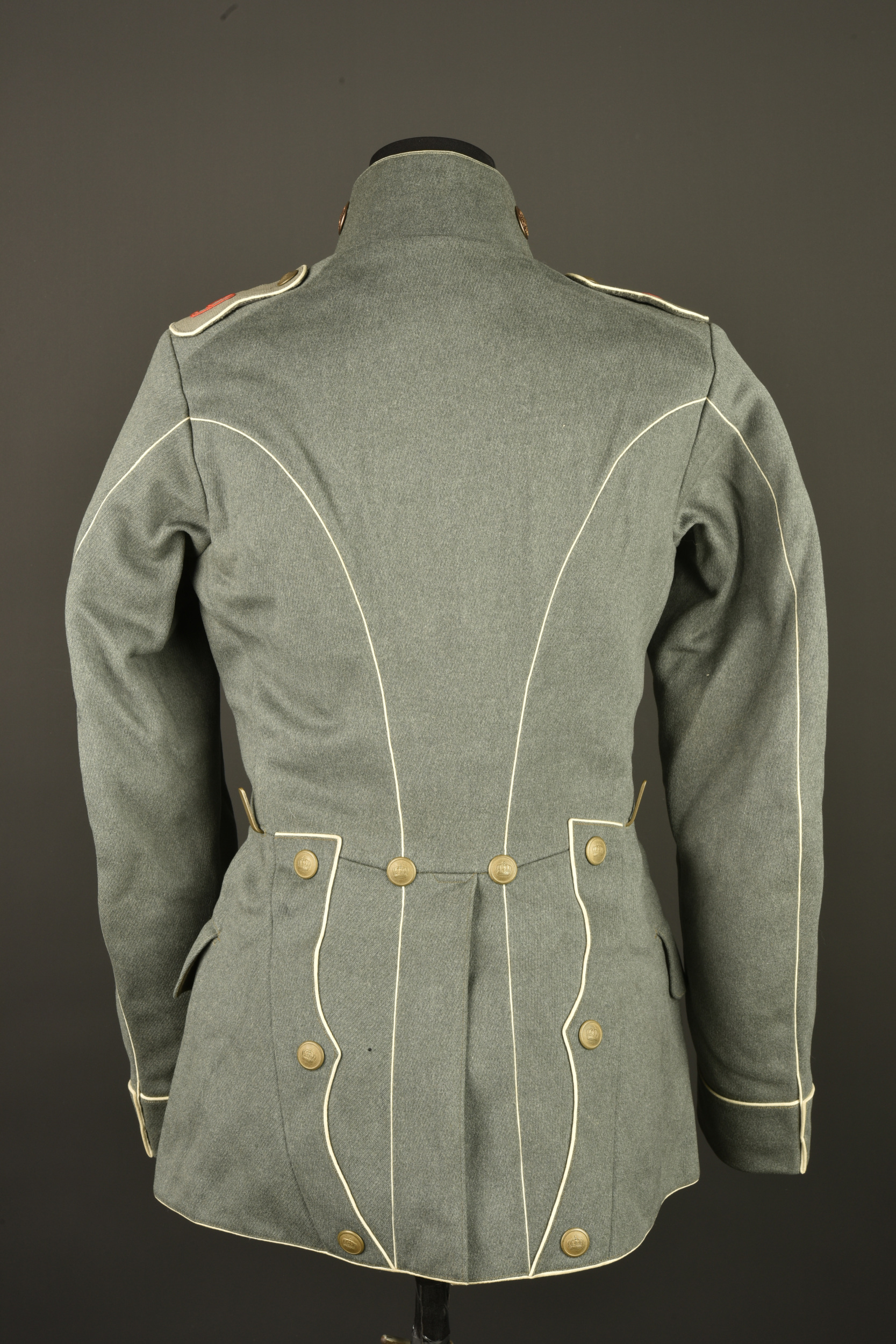 Tunique Ulanka feldgrau du 9e régiment de Uhlans. Feldgrau Ulanka tunic of the 9th Uhlan Regiment — photo 17