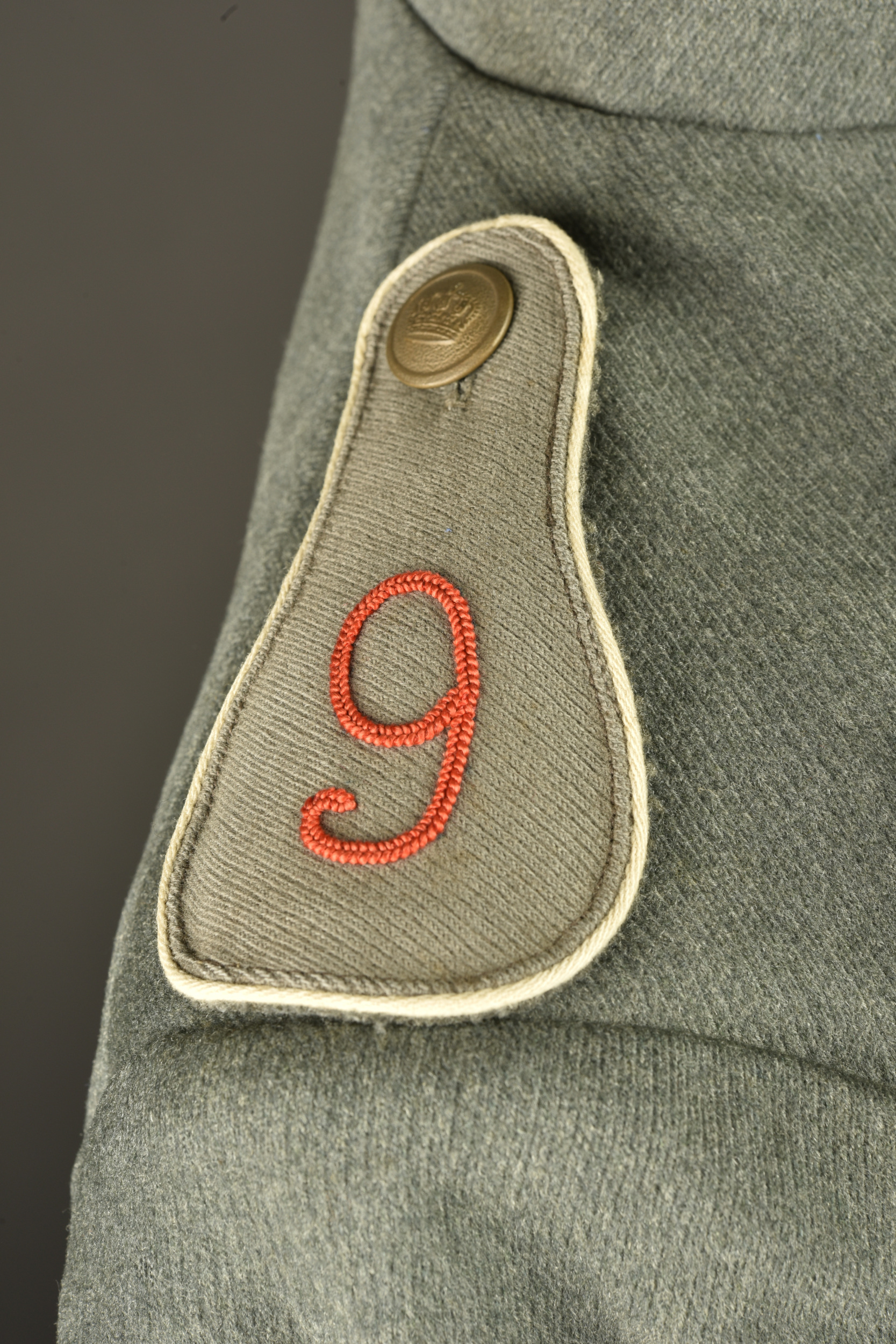 Tunique Ulanka feldgrau du 9e régiment de Uhlans. Feldgrau Ulanka tunic of the 9th Uhlan Regiment — photo 9