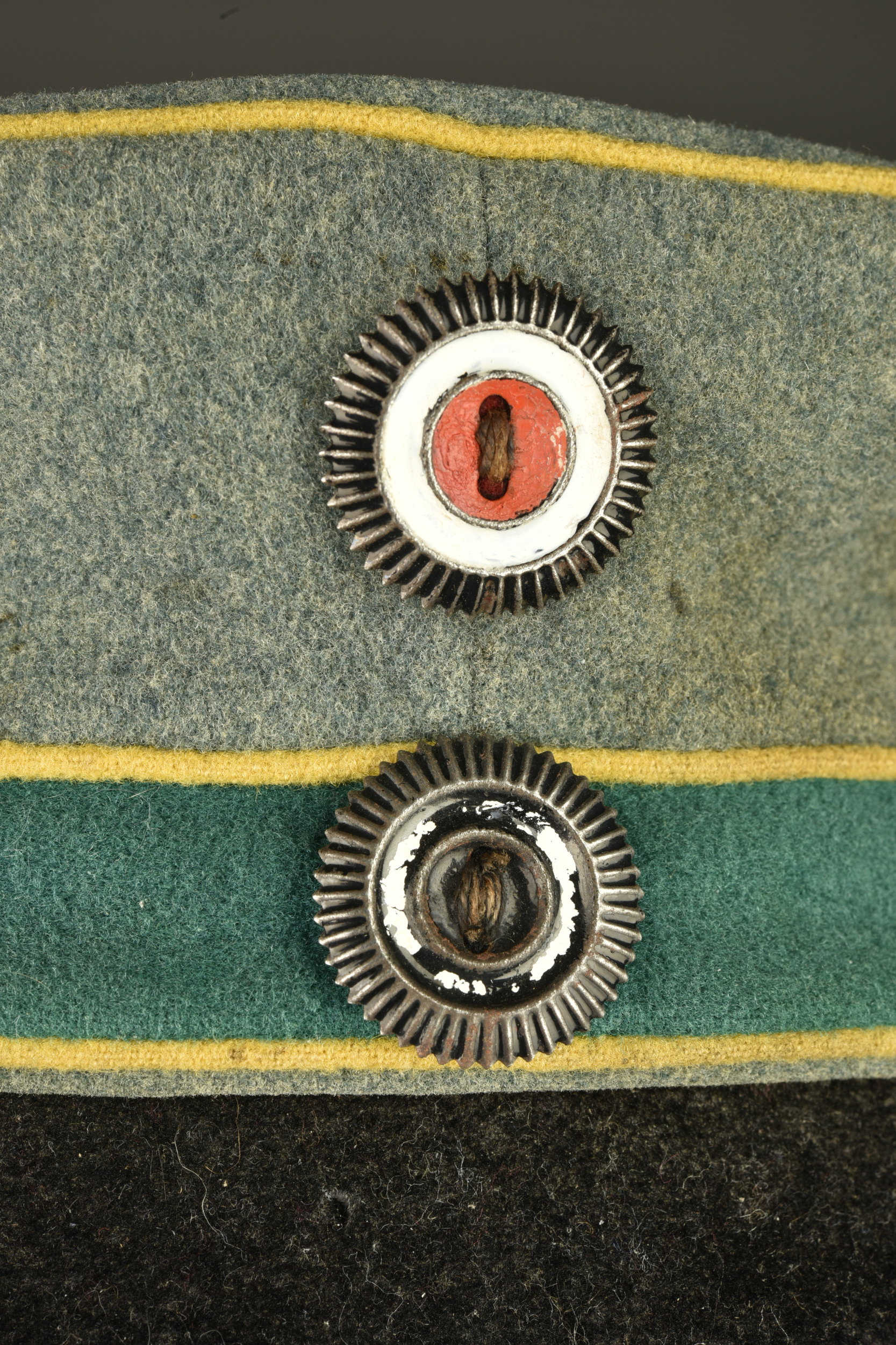 Mutze troupe d'un sous officier du Jager zu Pferde Regiment Nr 1. Enlisted visor cap of an NCO from Jäger zu Pferde Regiment Nr 1 — photo 5