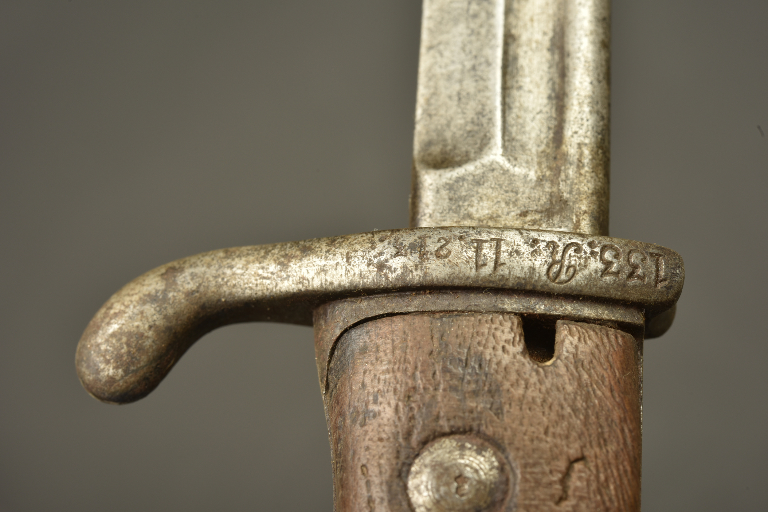 Baïonnette allemande S98 nA régiments saxons. German S98 nA bayonet regimentally marked to Saxon regiments — photo 3