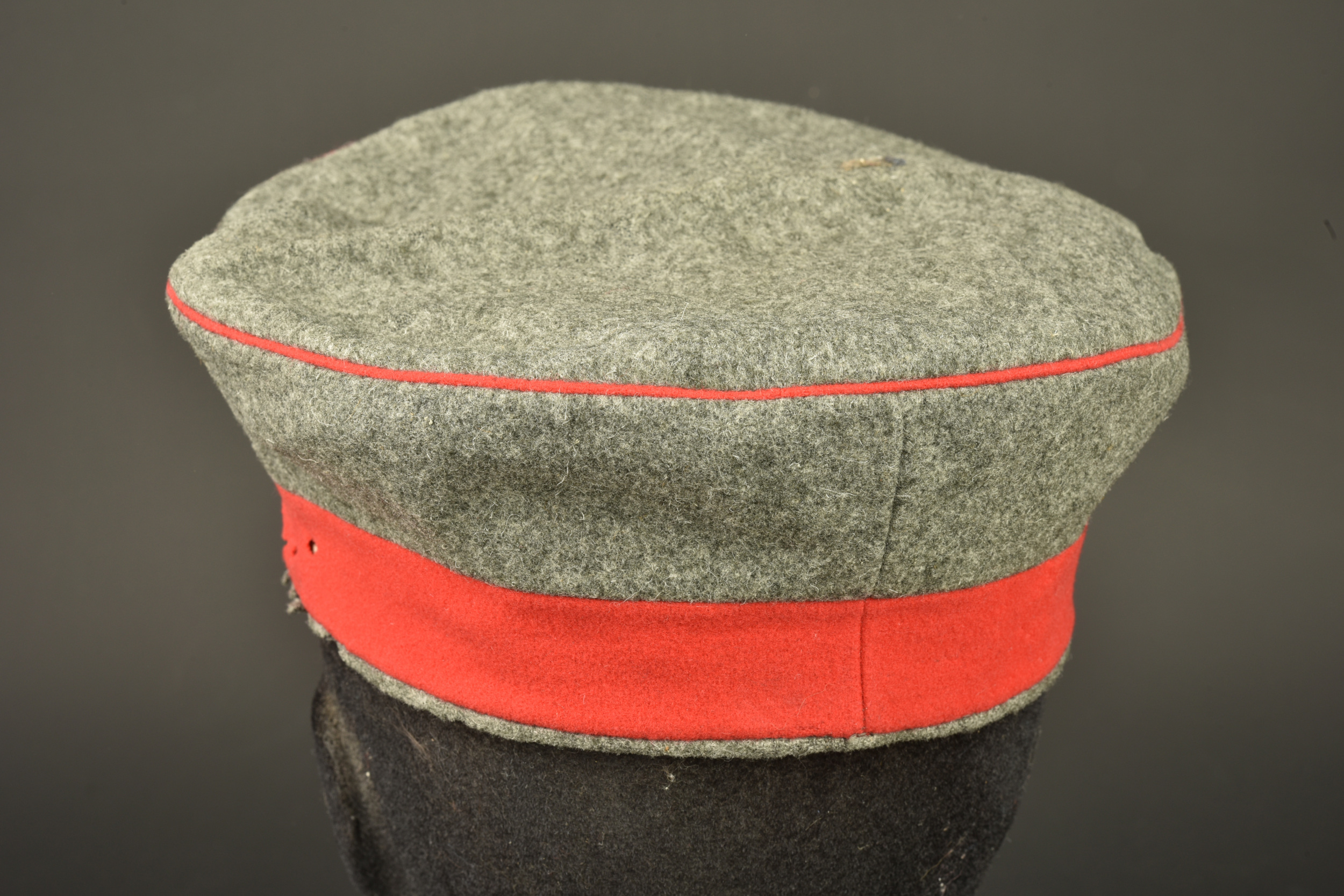 Mutze M1907 feldgrau du Wurttemberg. Model 1907 feldgrau visor cap of Württemberg — photo 6