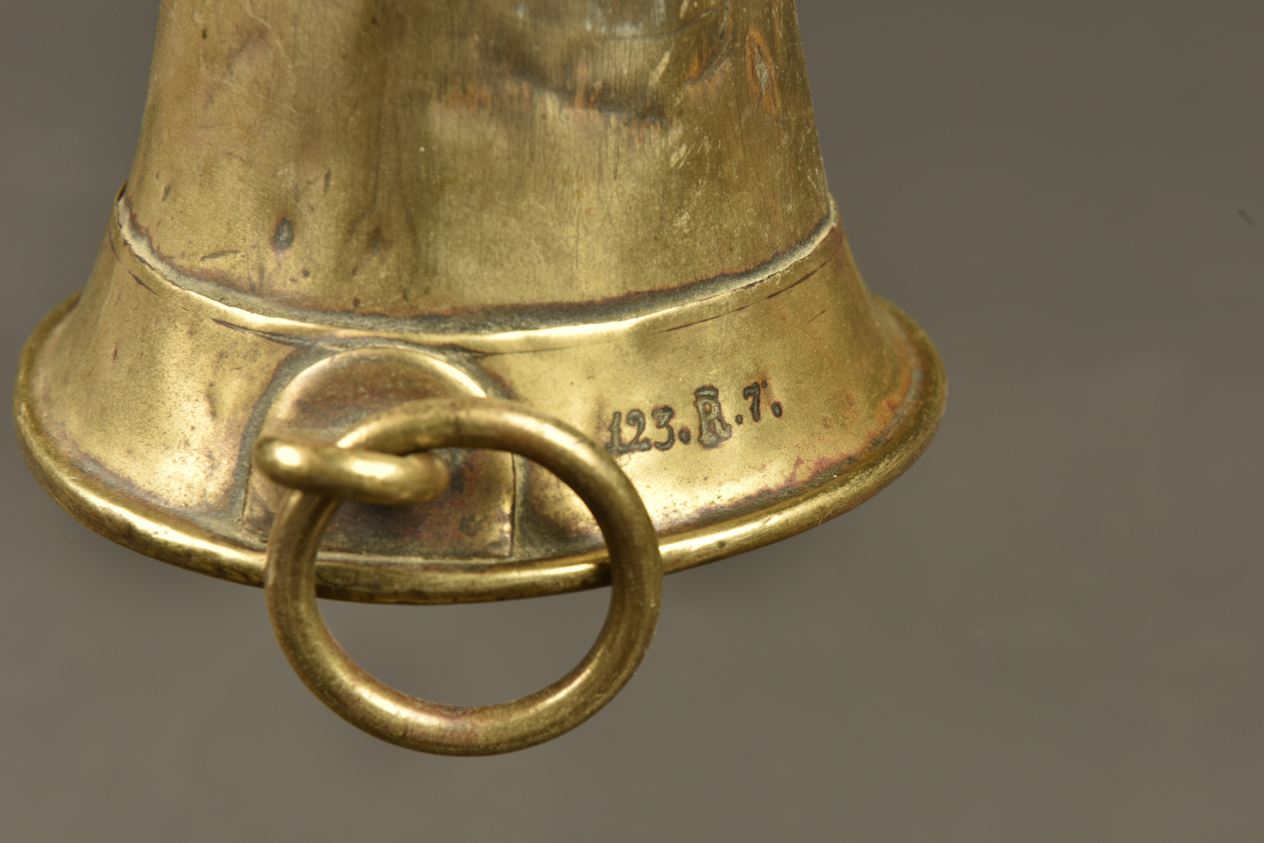 Signalhorn prussien et trompette du GR123 Wurttemberg. Prussian signal horn and trumpet of Württemberg Grenadier Regiment 123 — photo 6