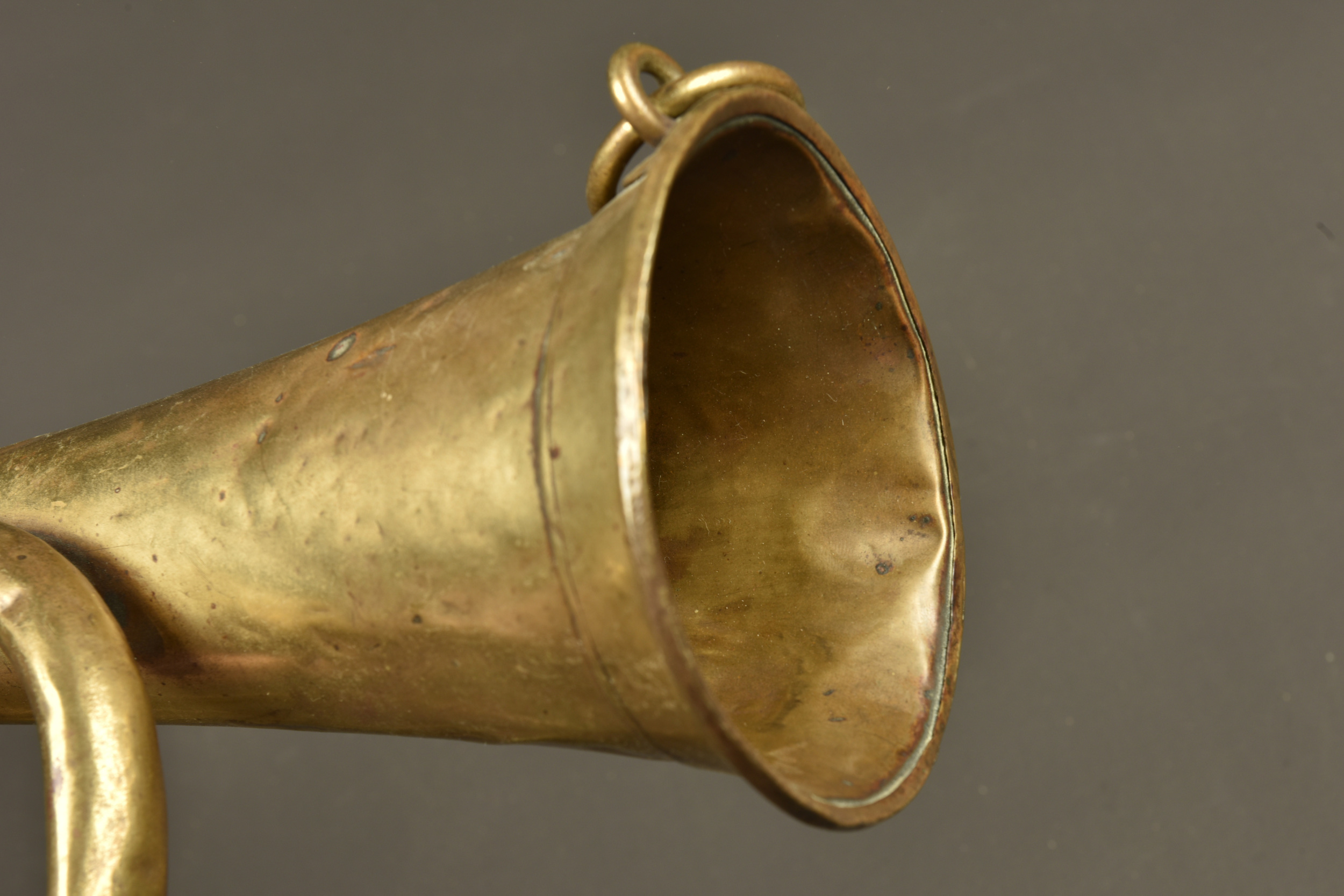 Signalhorn prussien et trompette du GR123 Wurttemberg. Prussian signal horn and trumpet of Württemberg Grenadier Regiment 123 — photo 7