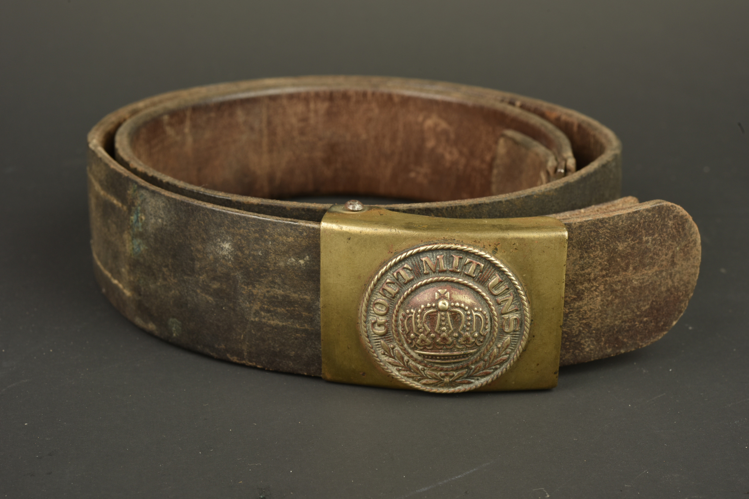 Ceinturon prussien avec boucle M1895. Prussian belt with Model 1895 buckle — photo 1