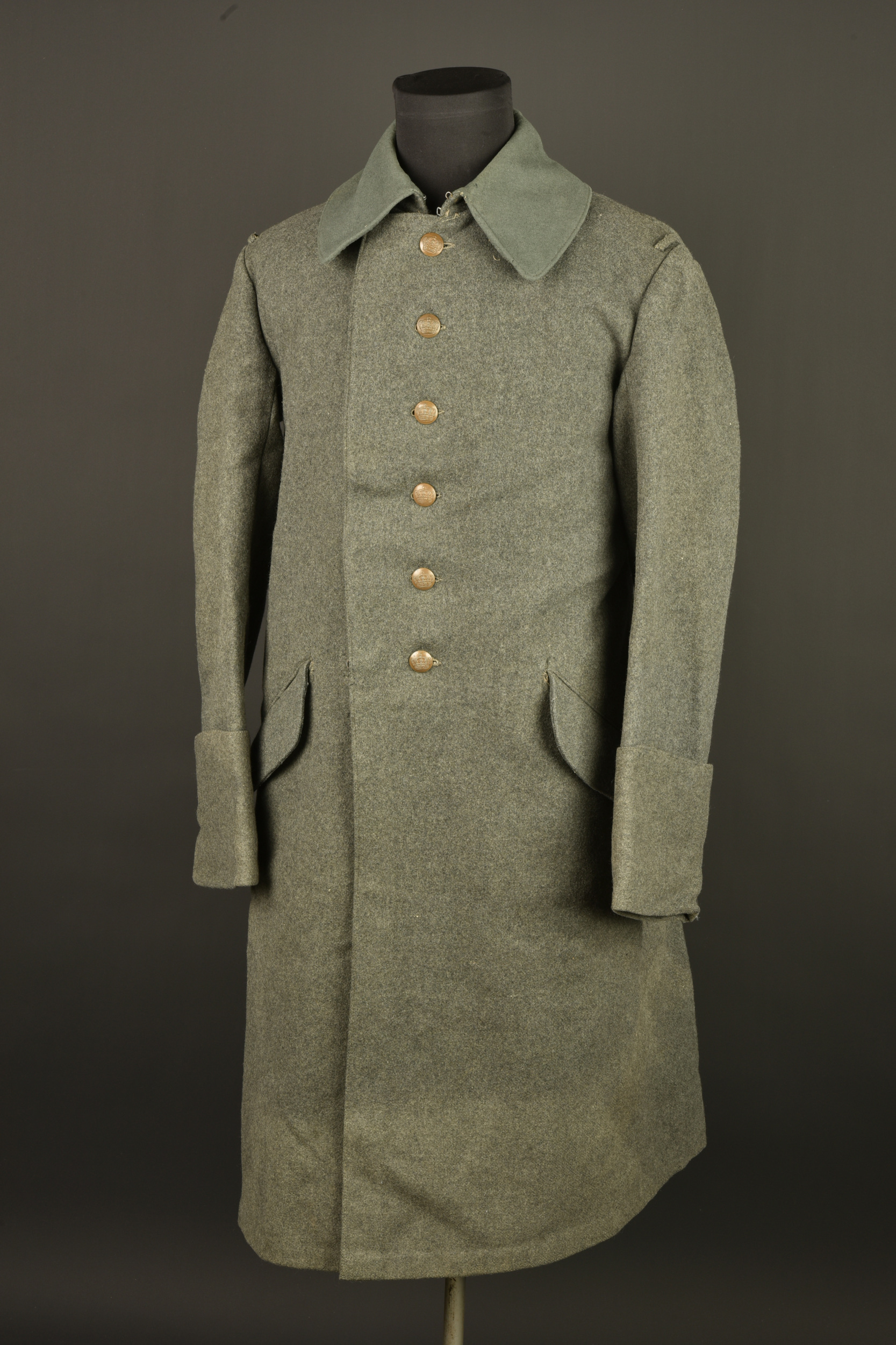 Capote allemande feldgrau Mantel M1915. German Model 1915 feldgrau greatcoat — photo 1