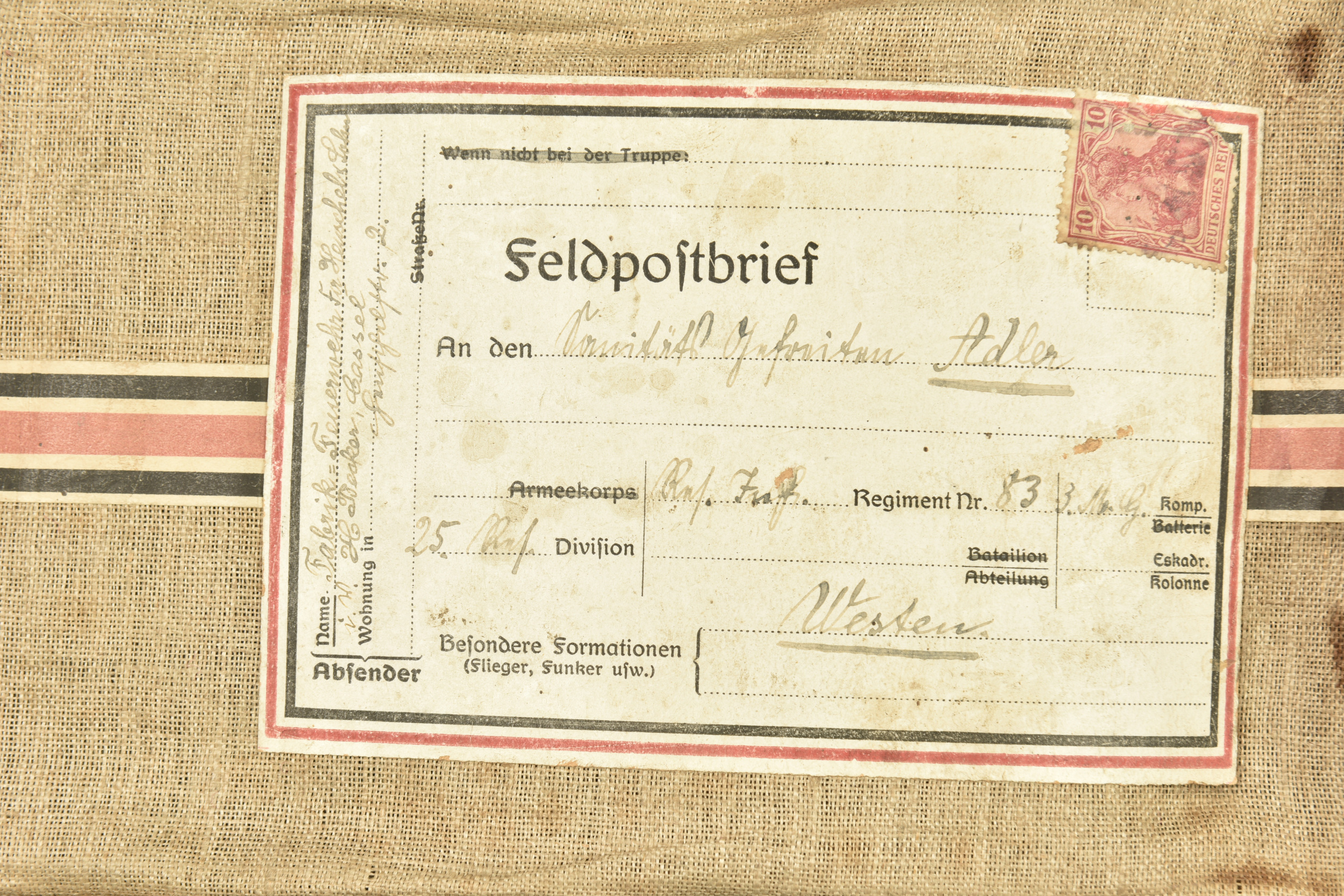 Lot colis Feldpost allemand. Lot of German Feldpost parcels — photo 3