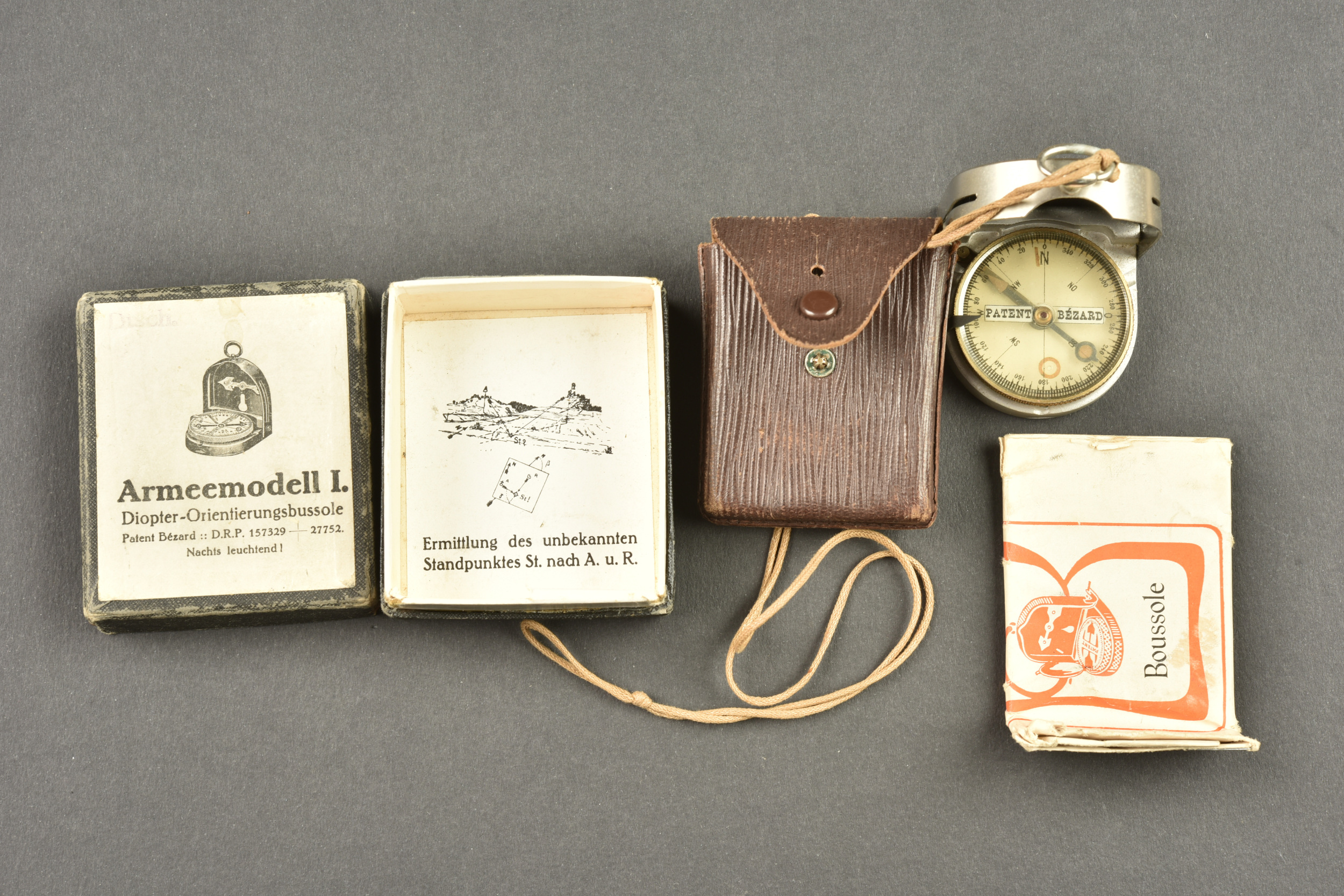 Boussole allemande d'infanterie Bezard Armeemodell I. German infantry compass Bezard Armeemodell I — photo 5