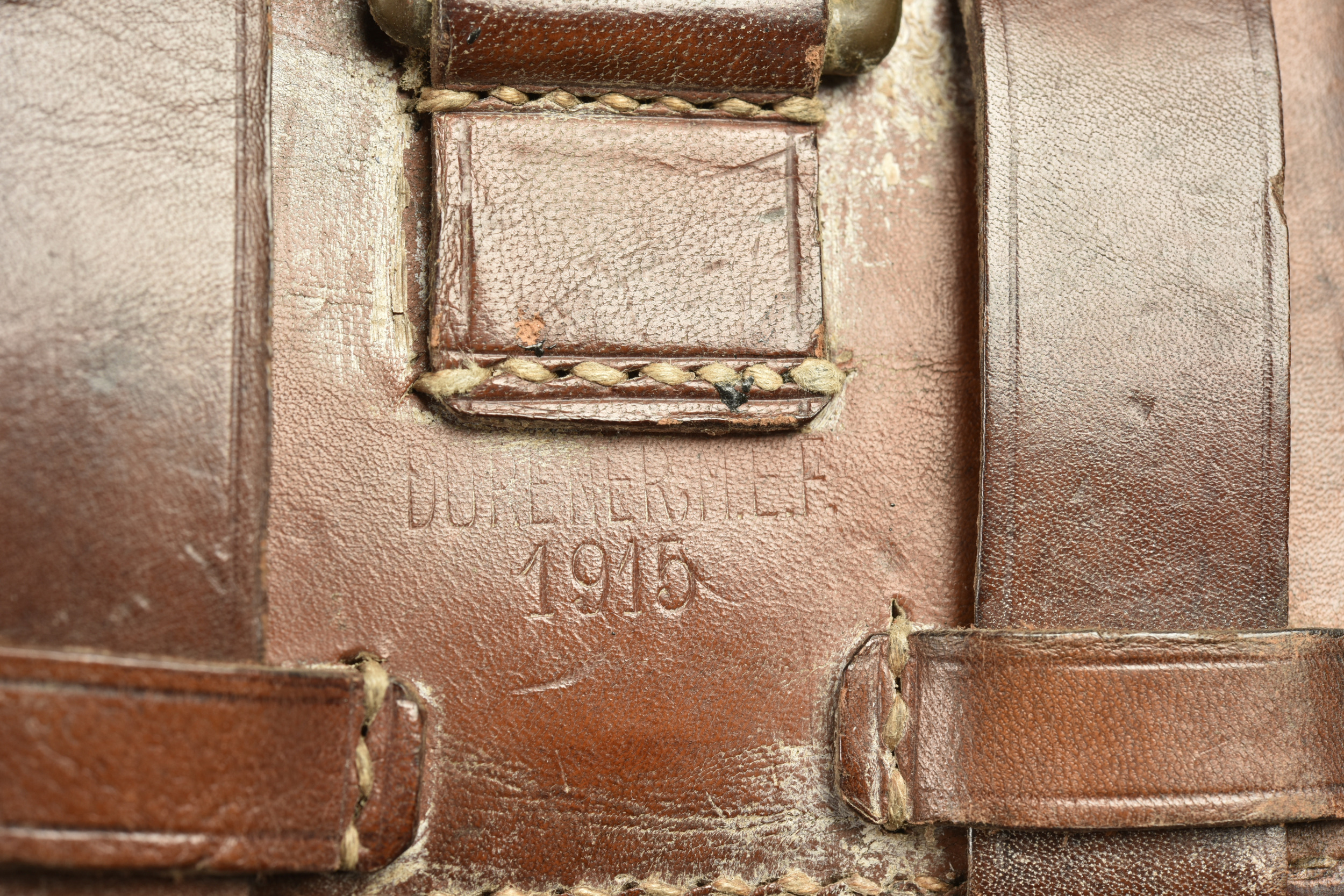 Lot de 2 cartouchière allemande 1887-88 pour troupes techniques. Lot of two German Model 1887 88 ammunition pouches for technical troops — photo 7