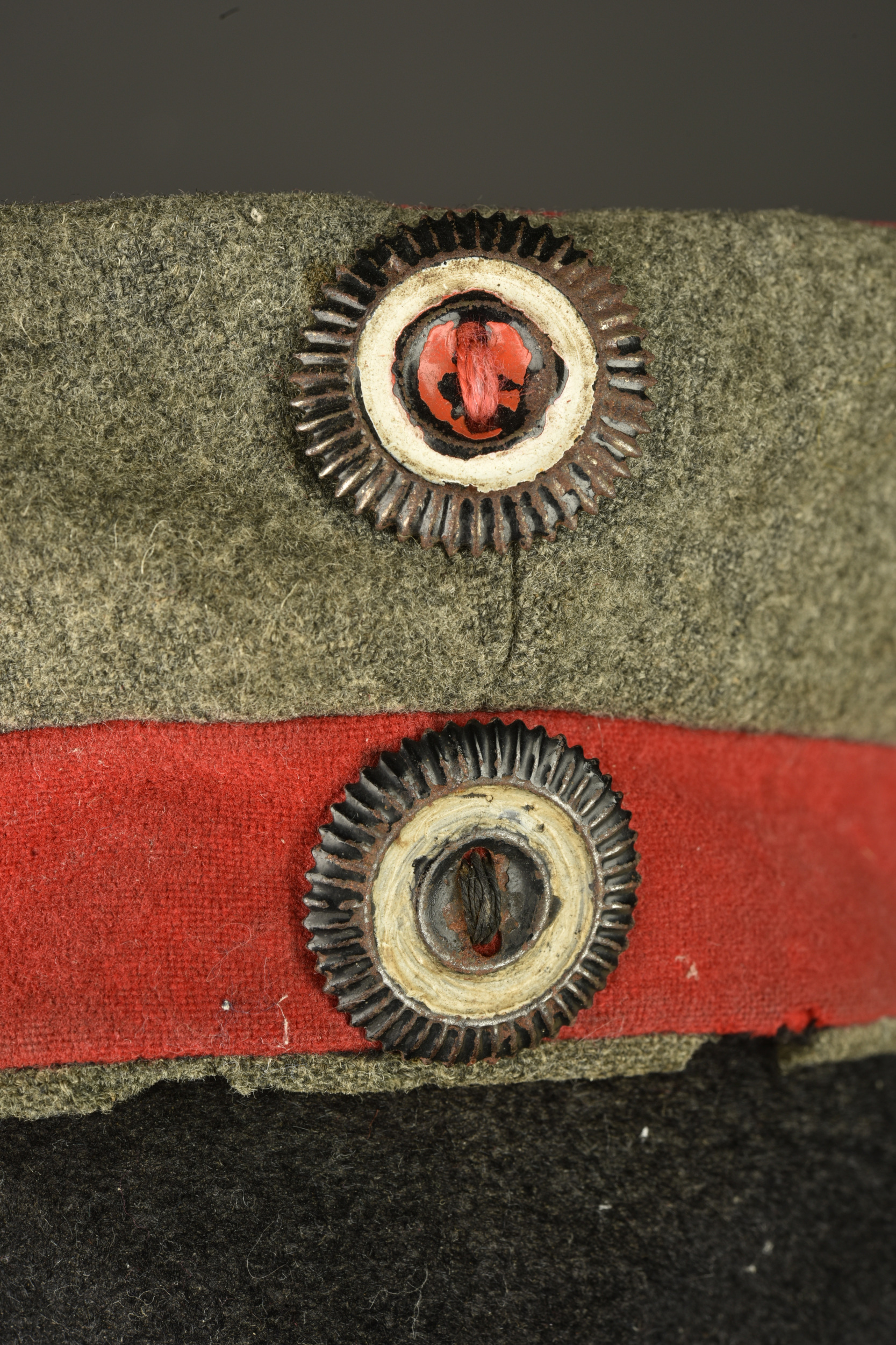 Mutze M1907 feldgrau d'infanterie prussienne. Model 1907 feldgrau visor cap of Prussian infantry — photo 5
