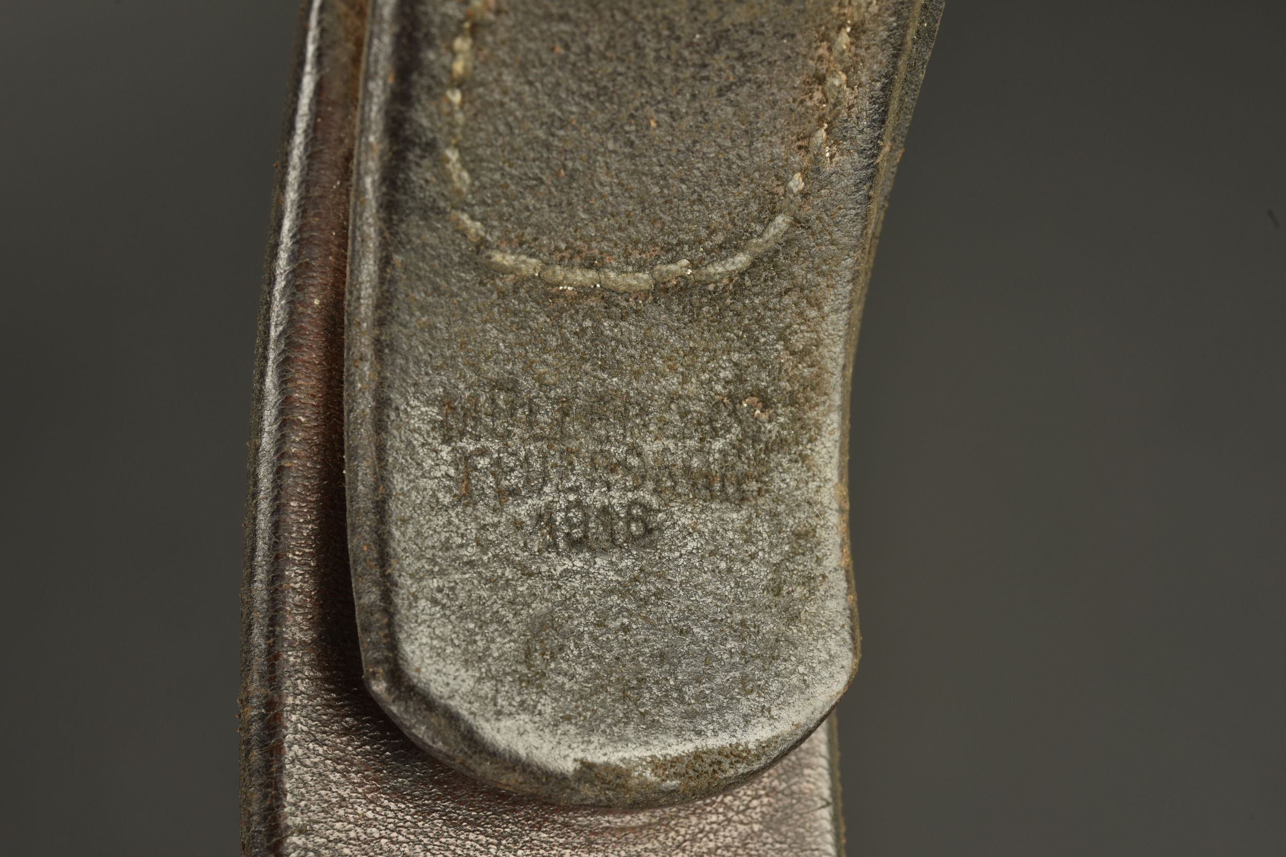 Lot de 2 ceinturons allemands avec boucles. Lot of two German belts with buckles — photo 2