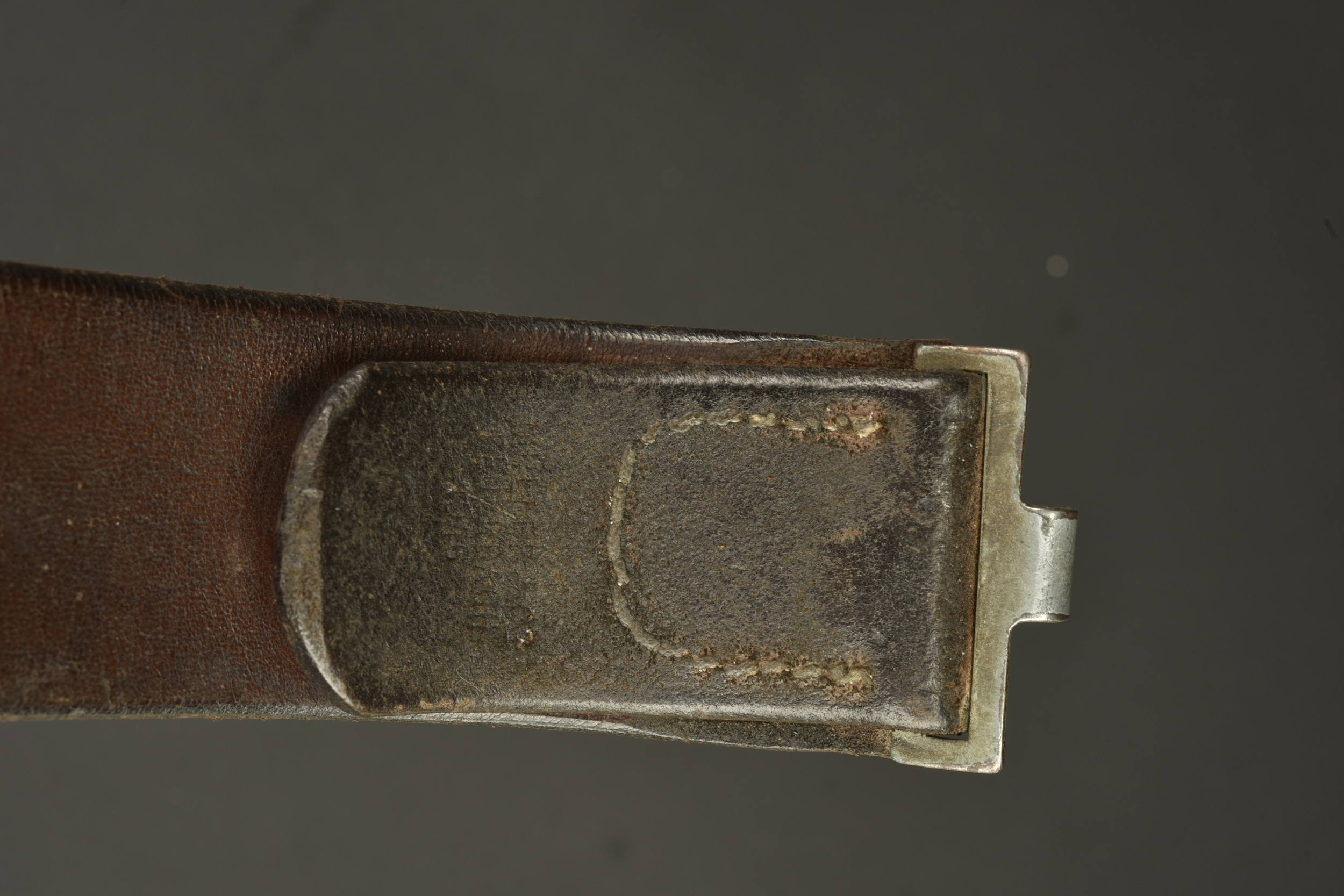 Lot de 2 ceinturons allemands avec boucles. Lot of two German belts with buckles — photo 3