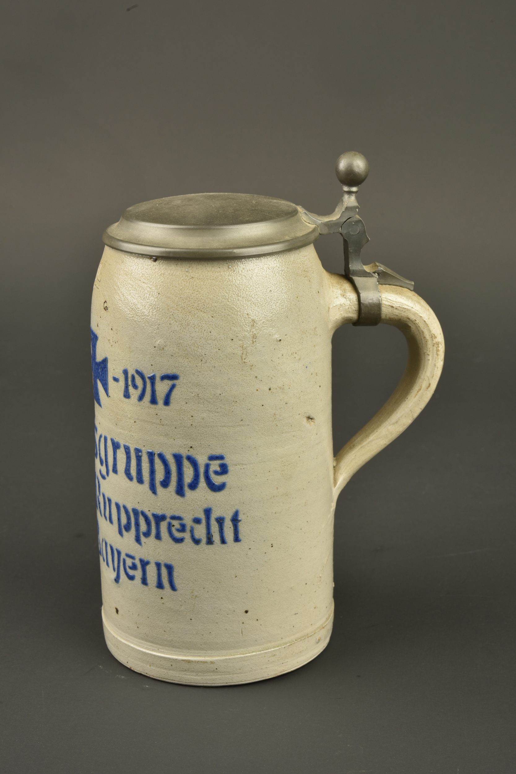 Chope en grès Kronprinz Rupprecht von Bayern 1917. Stoneware stein Kronprinz Rupprecht von Bayern 1917 — photo 5