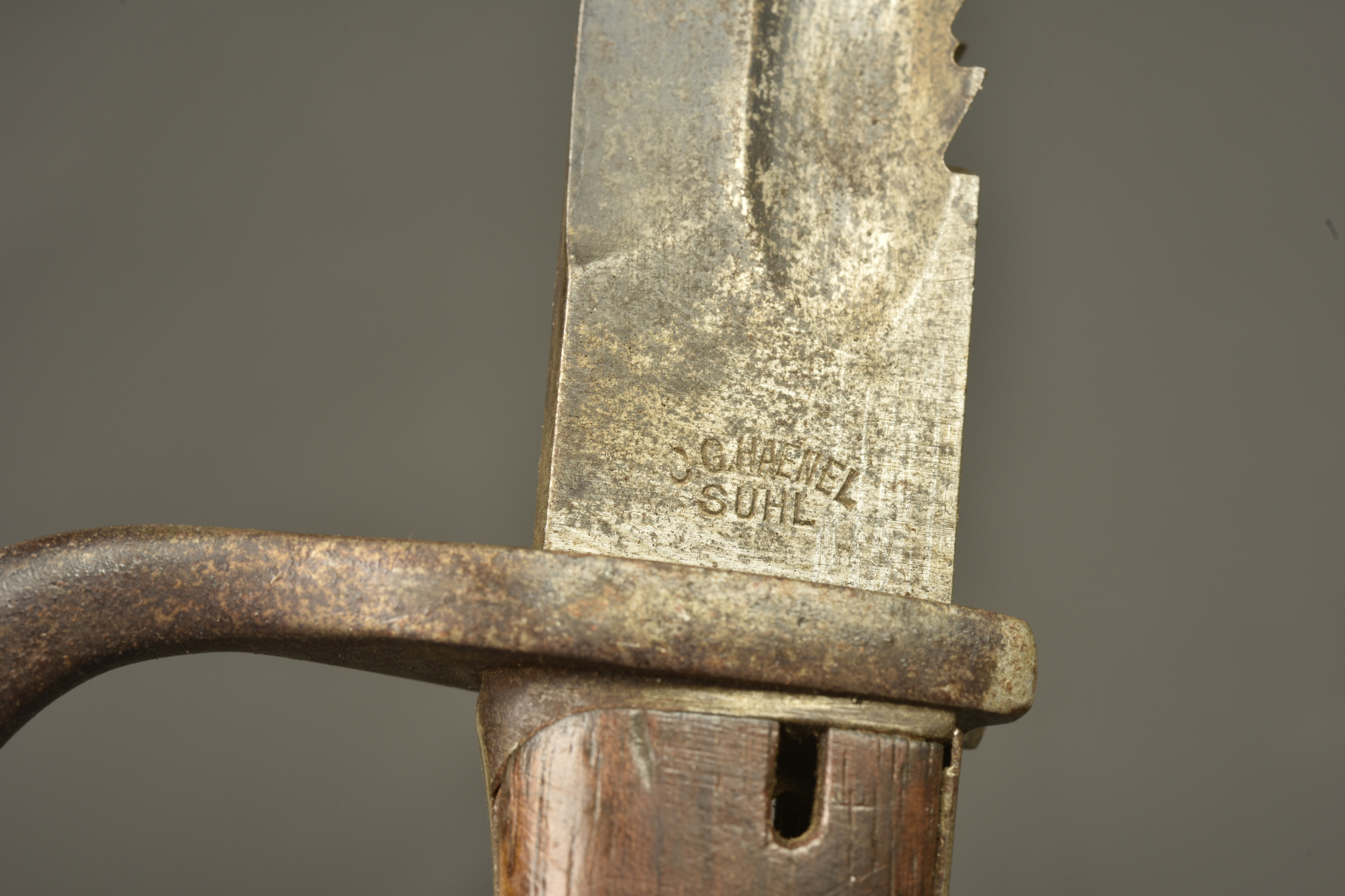 Baïonnette allemande 98-05 dents de scie. German 98/05 sawback bayonet — photo 3