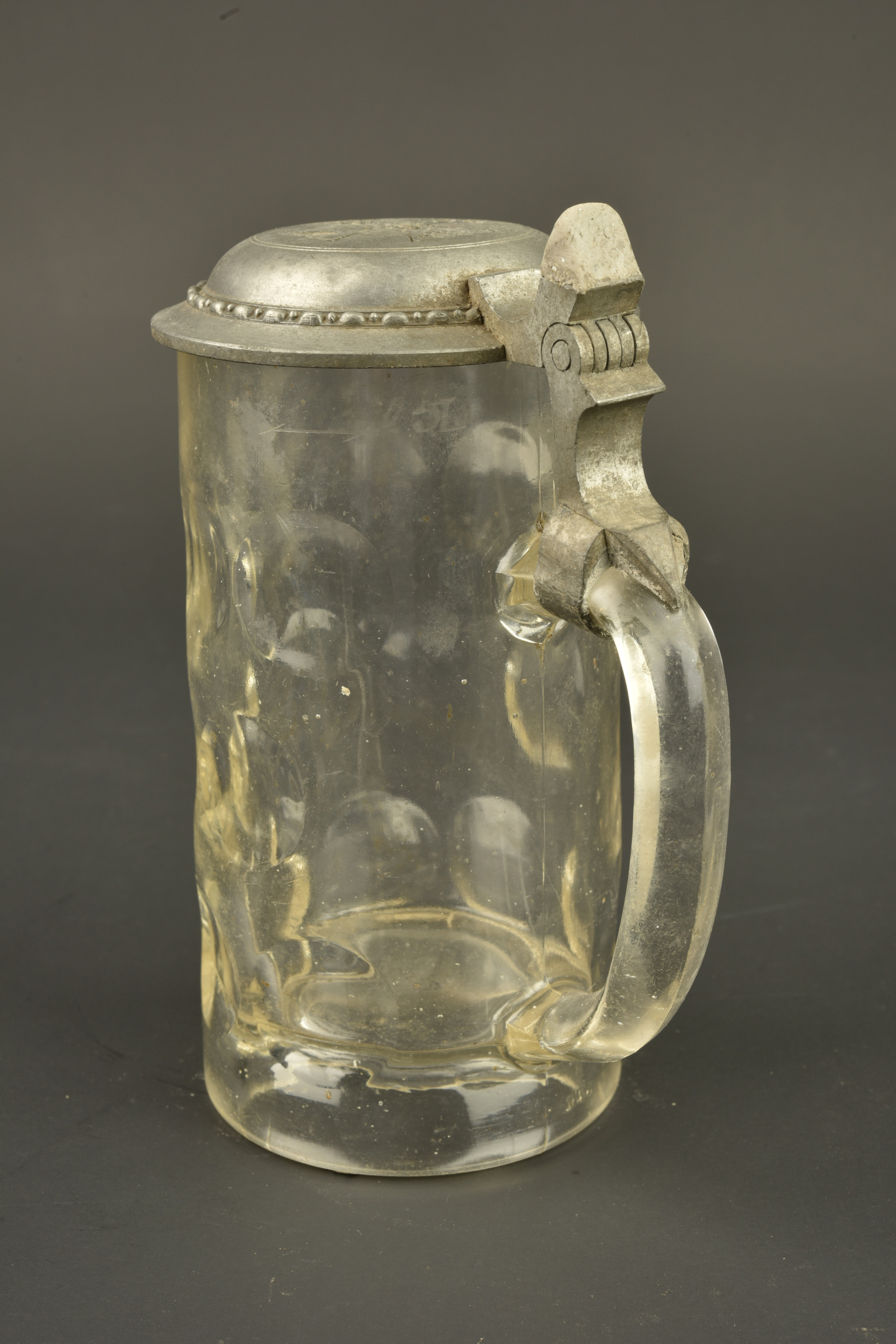 Lot allemand chope, quart et couverts. German lot including stein, drinking cup and cutlery — photo 3