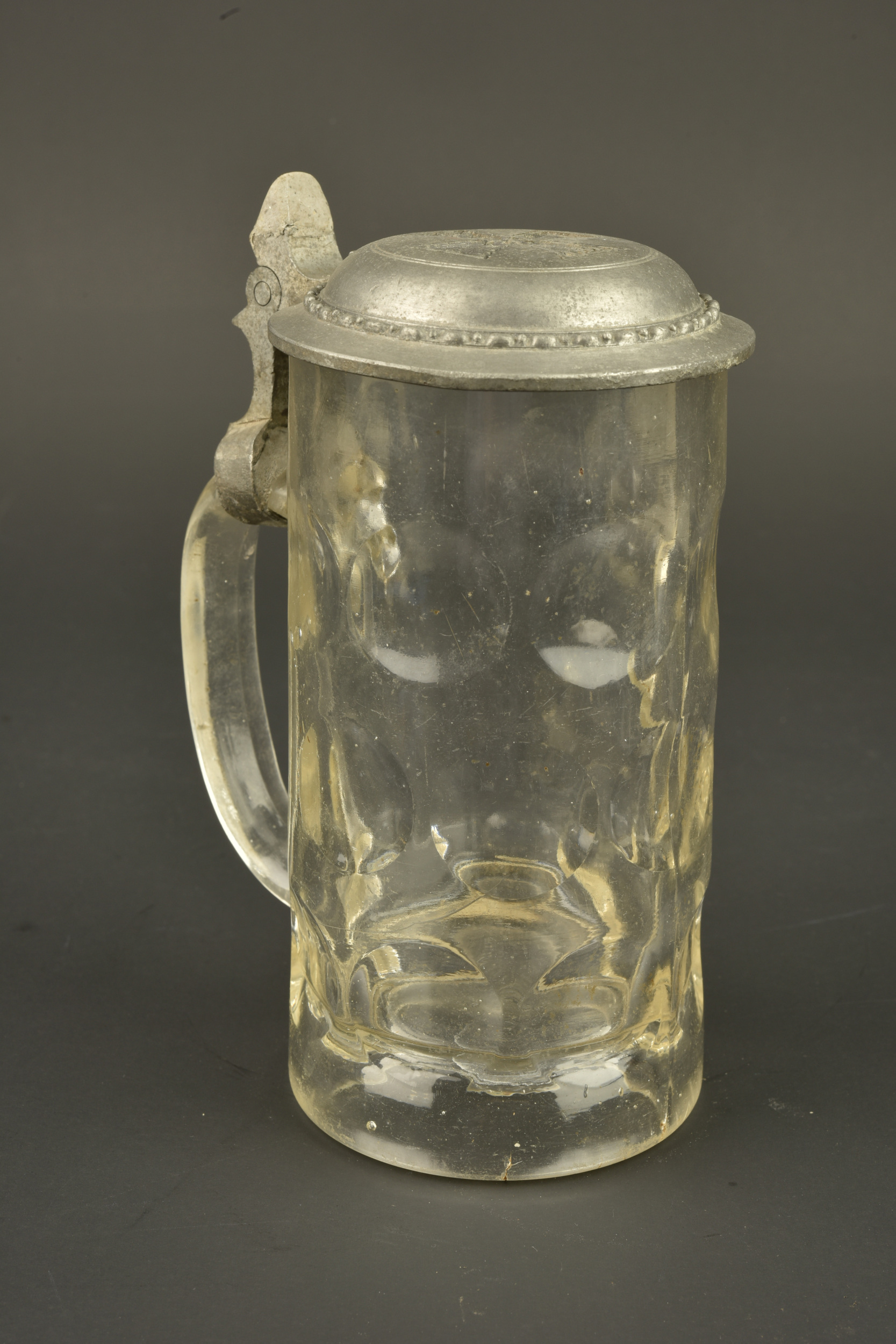 Lot allemand chope, quart et couverts. German lot including stein, drinking cup and cutlery — photo 4