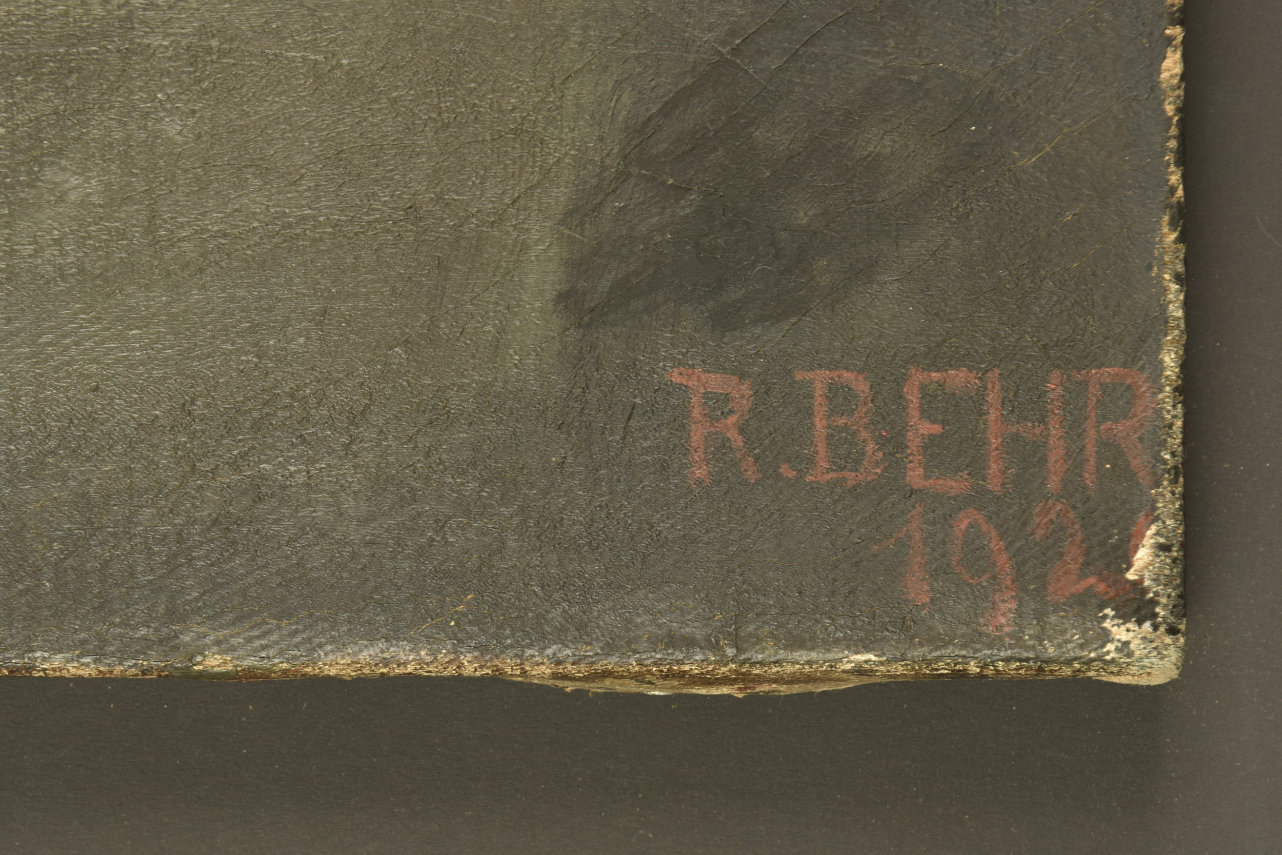 Huile sur toile d'un sous-officier pilote bavarois. Oil painting on canvas of a Bavarian pilot NCO. — photo 3