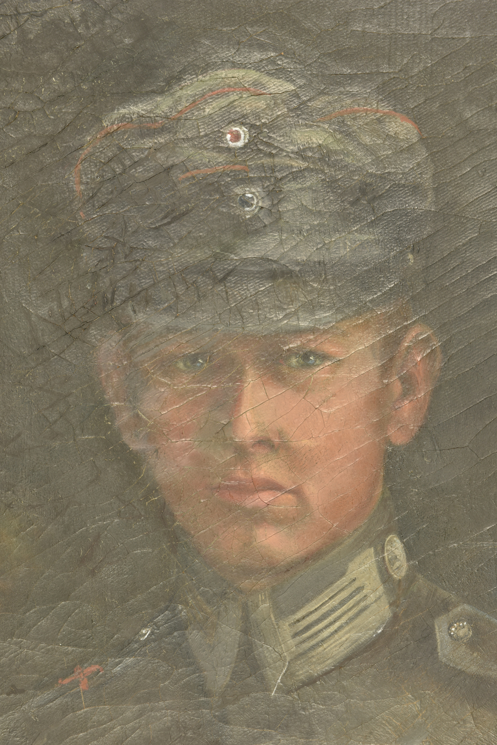 Huile sur toile d'un sous-officier pilote bavarois. Oil painting on canvas of a Bavarian pilot NCO. — photo 4