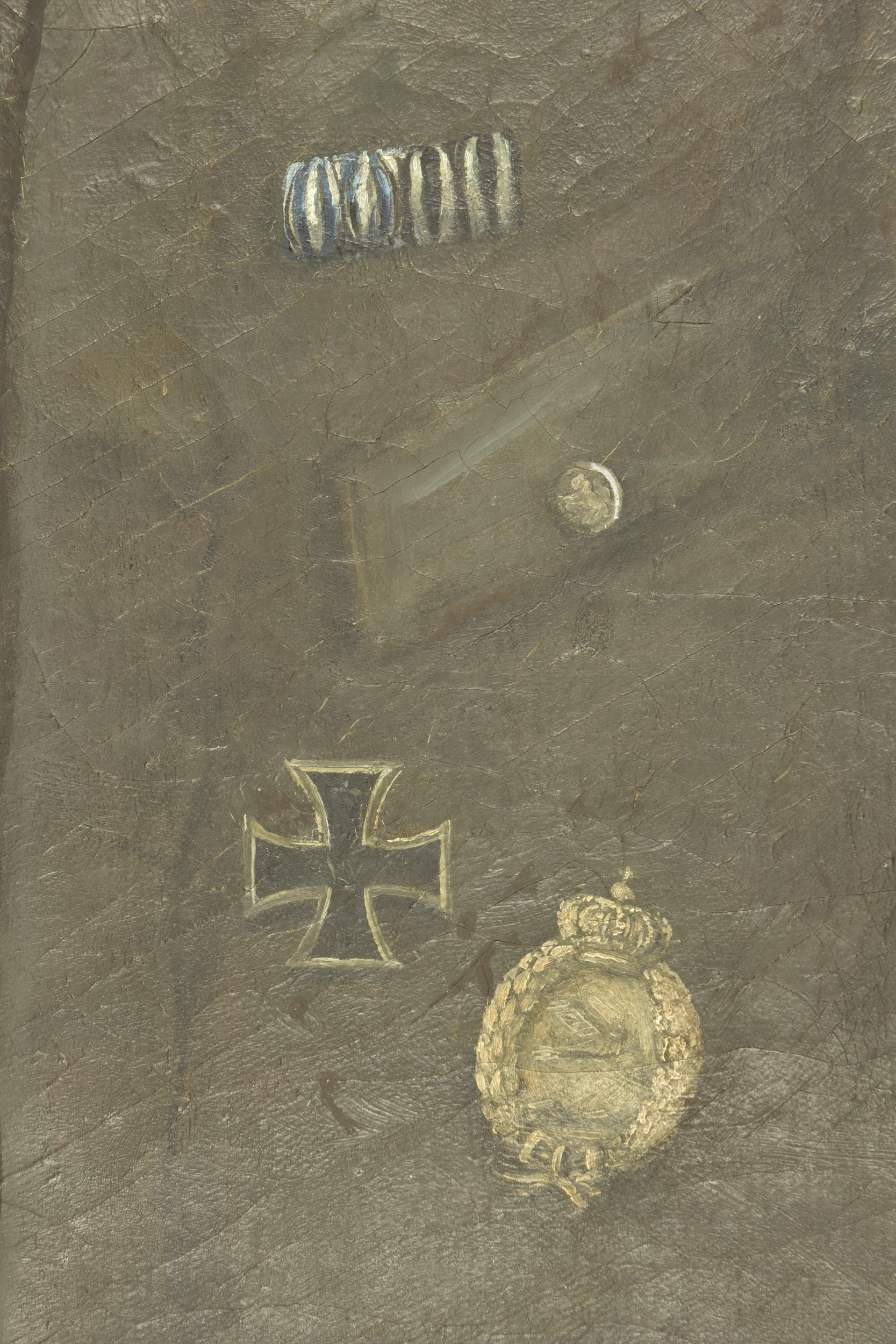 Huile sur toile d'un sous-officier pilote bavarois. Oil painting on canvas of a Bavarian pilot NCO. — photo 5