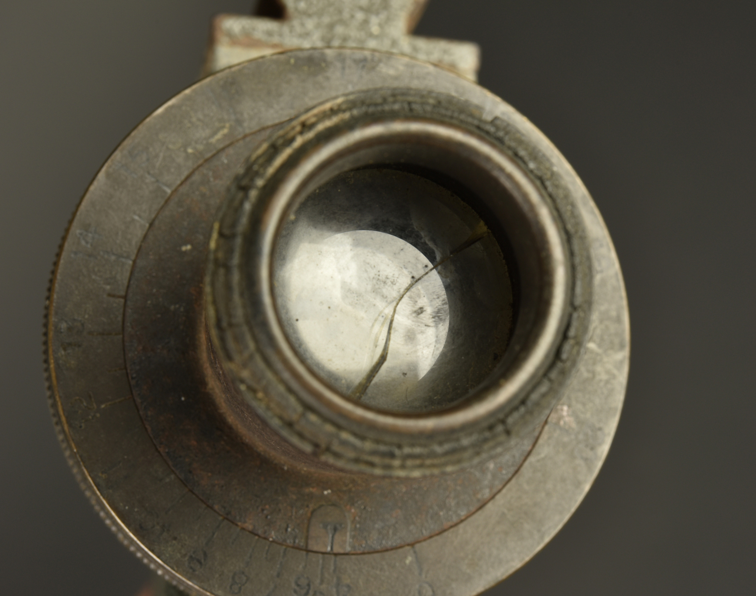 Rare lunette ZF12 nA Goerz pour mitrailleuse MG08. Rare Goerz ZF12 nA scope for MG08 machine gun — photo 5
