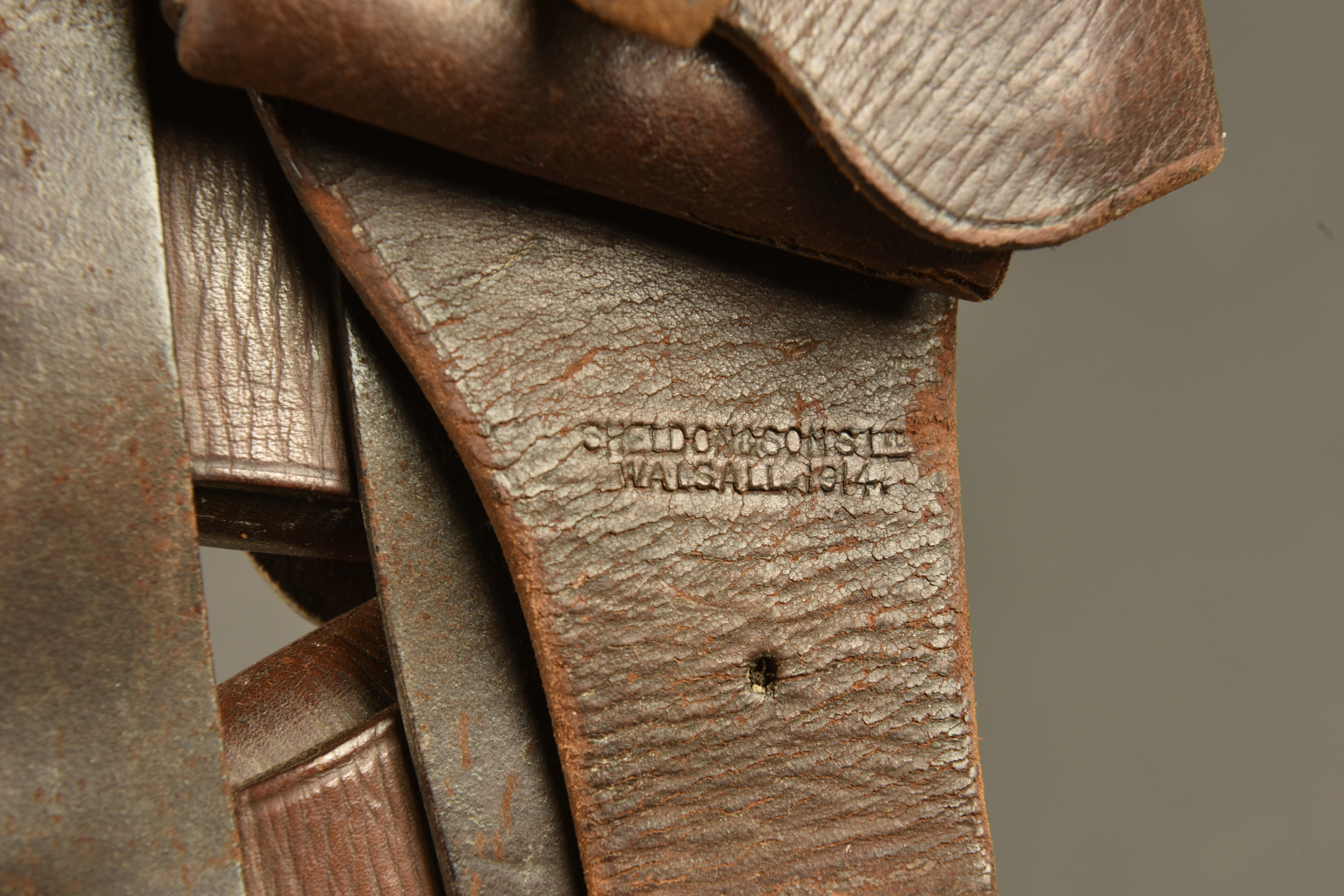 Baudrier cartouchière de cavalerie anglaise. British cavalry bandolier ammunition belt — photo 2