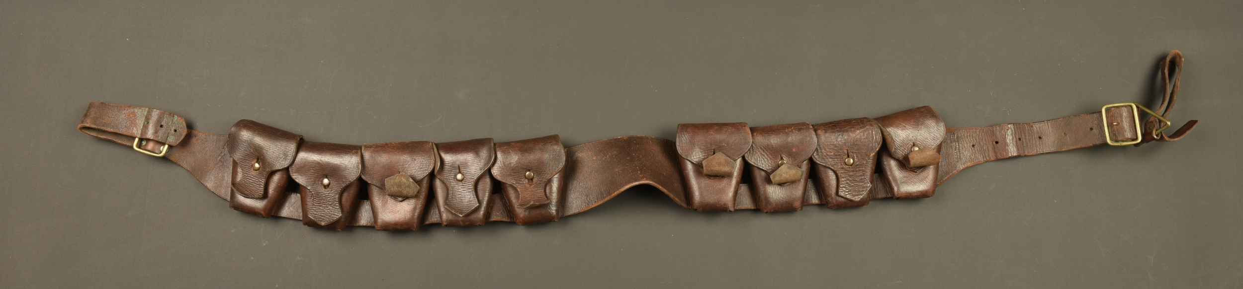 Baudrier cartouchière de cavalerie anglaise. British cavalry bandolier ammunition belt — photo 5