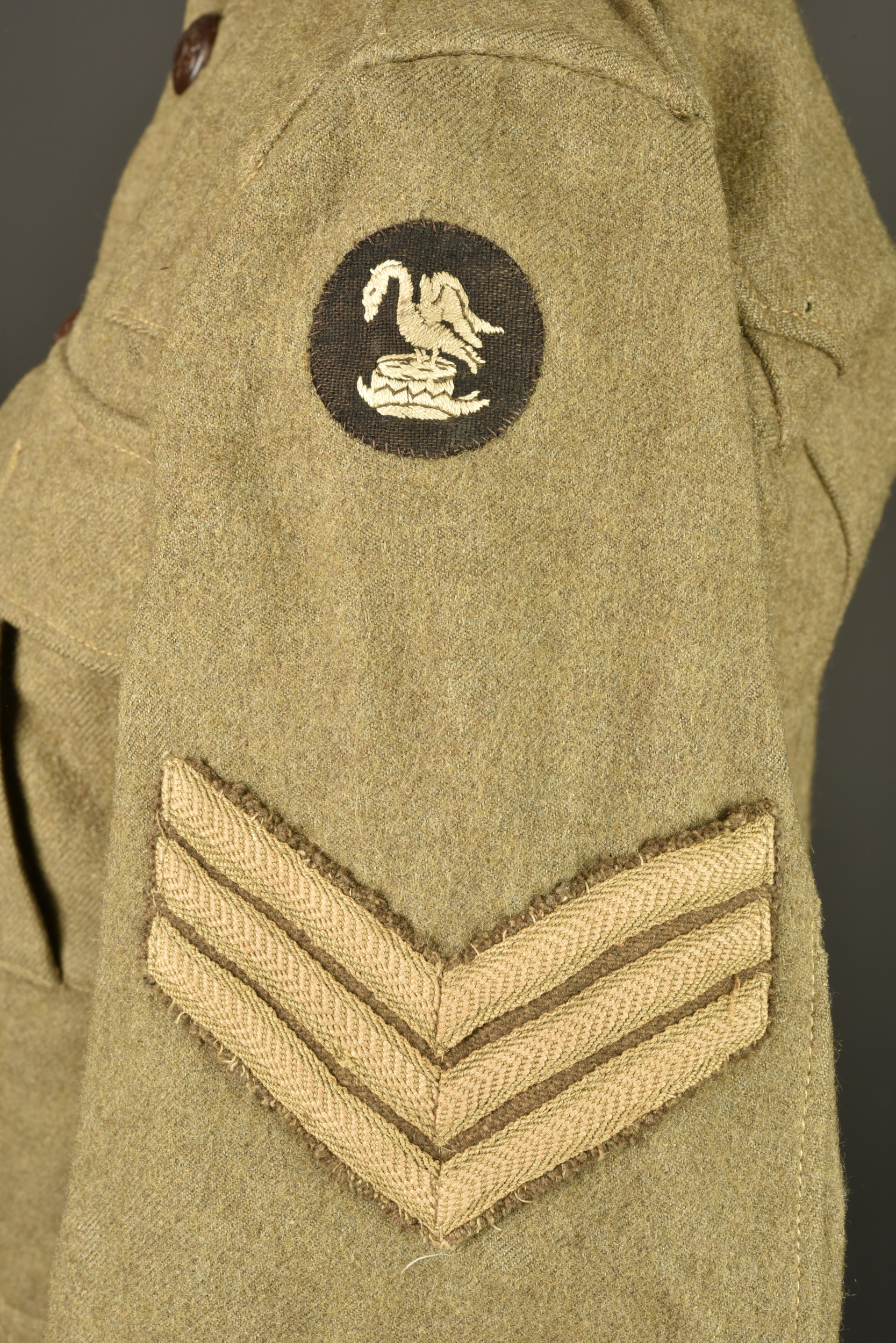 Veste anglaise Service Dress 1902 de la 30th Division. British Service Dress 1902 tunic of the 30th Division — photo 11