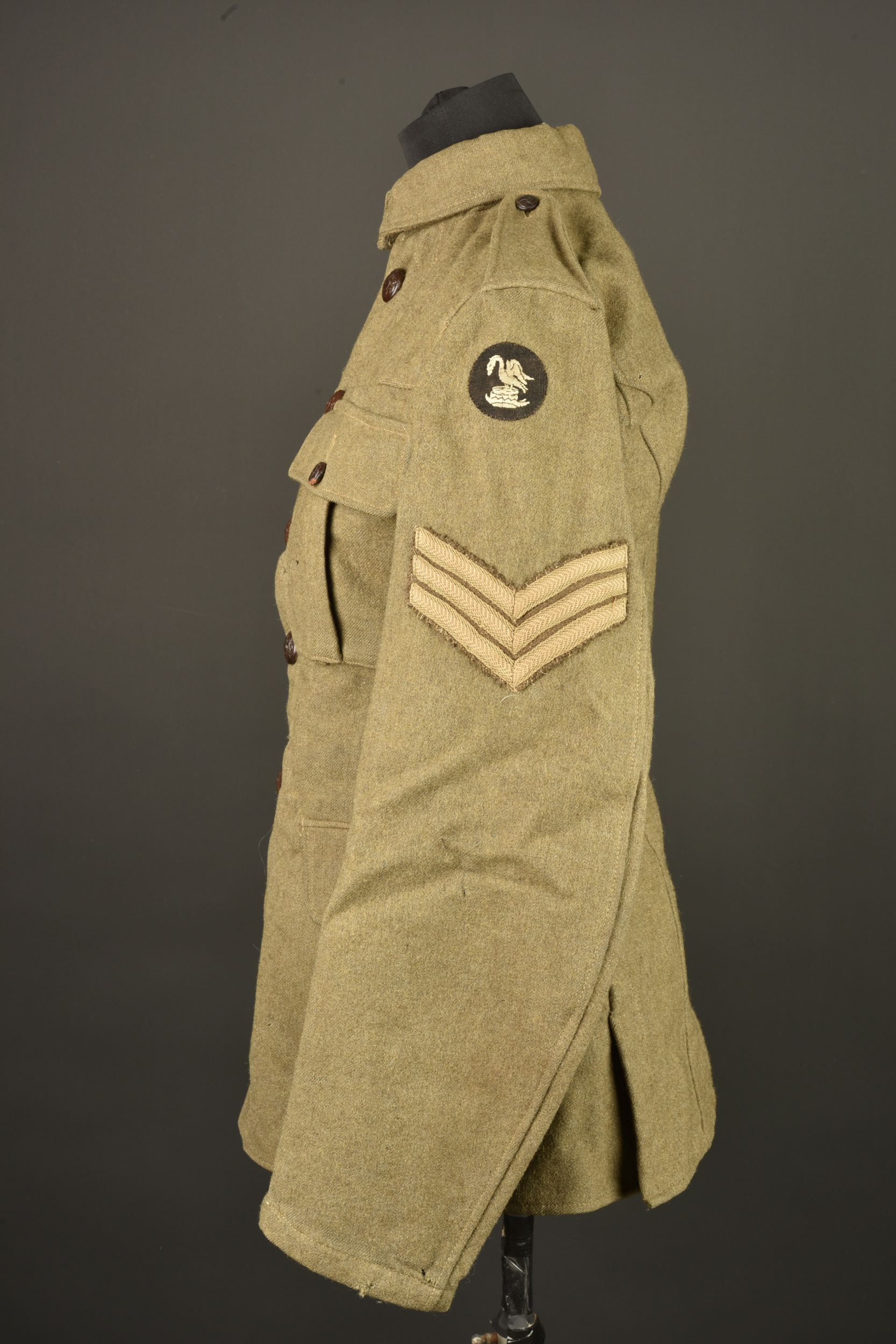 Veste anglaise Service Dress 1902 de la 30th Division. British Service Dress 1902 tunic of the 30th Division — photo 12