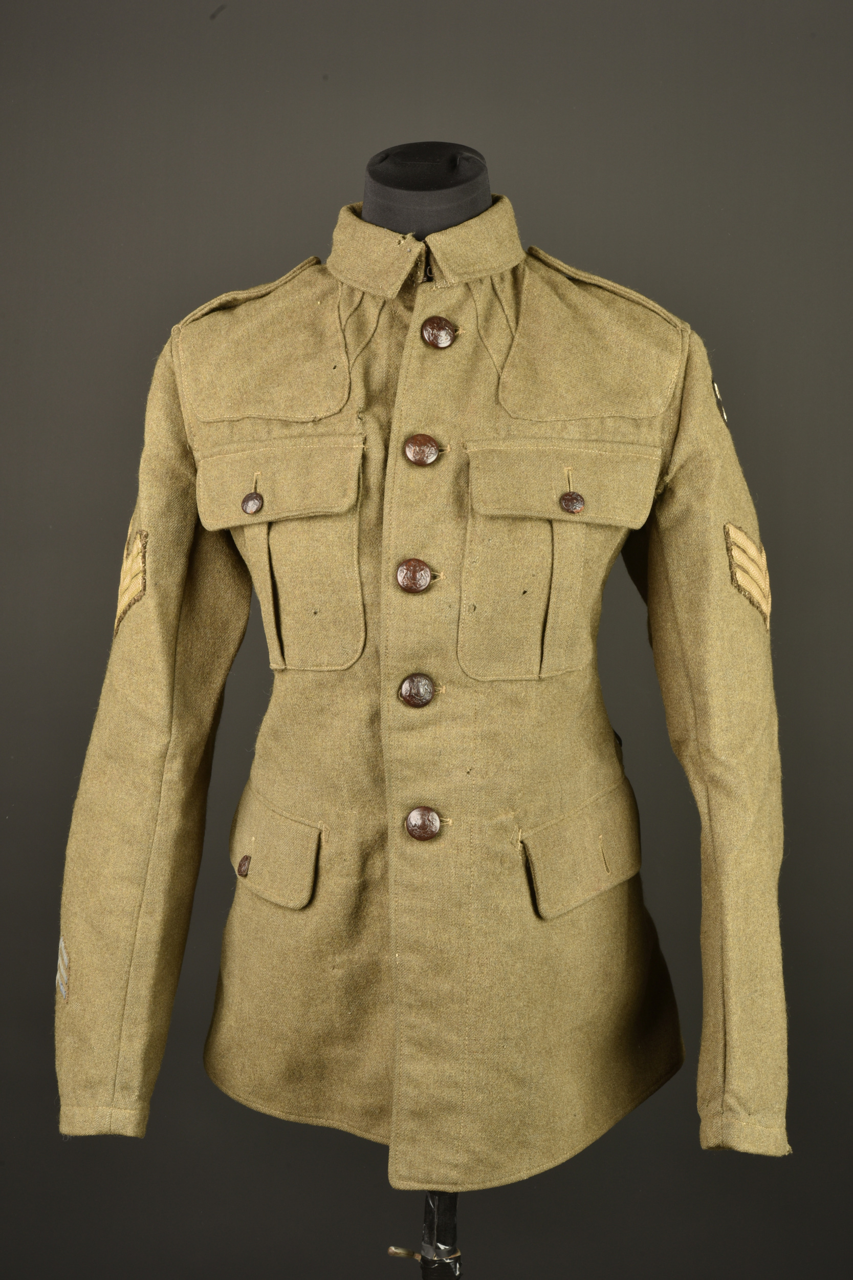 Veste anglaise Service Dress 1902 de la 30th Division. British Service Dress 1902 tunic of the 30th Division — photo 15