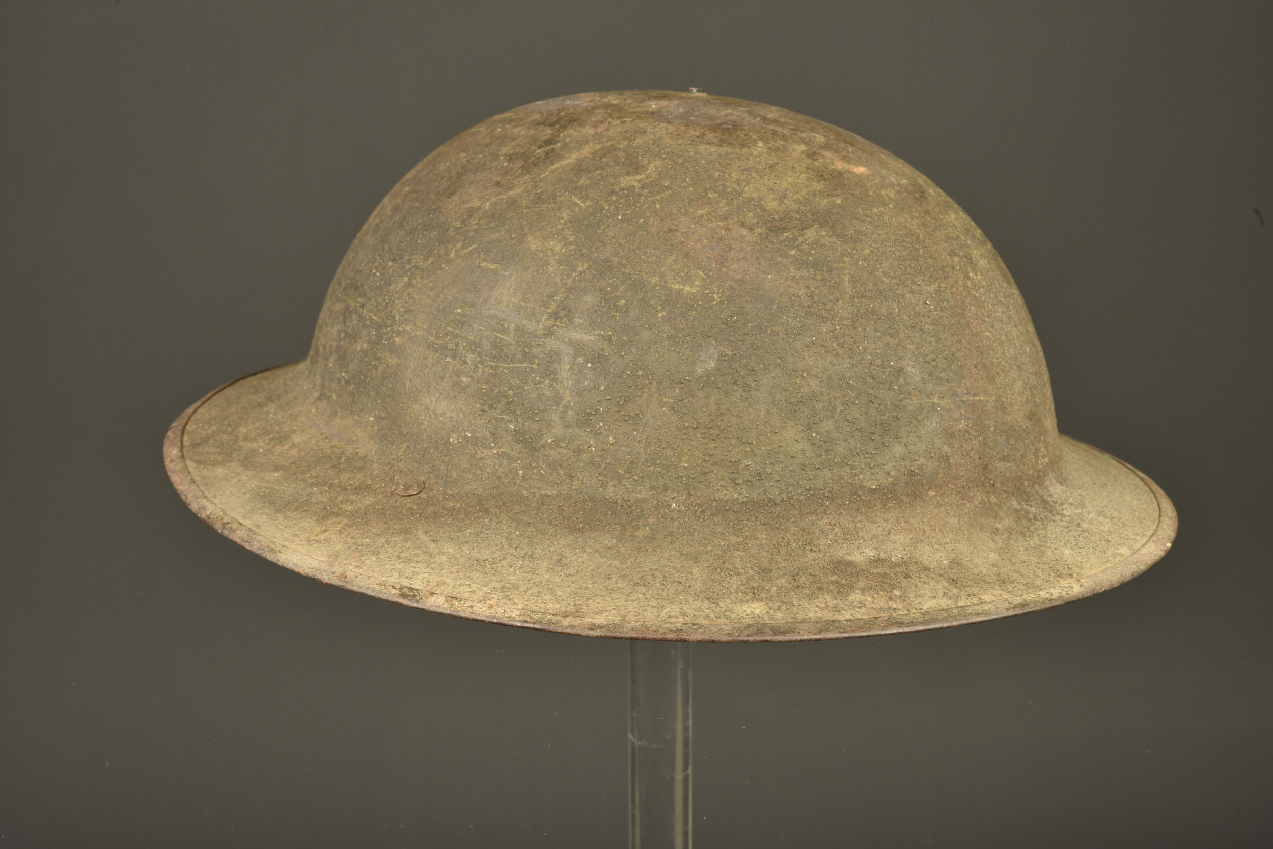 Casque anglais MkI, ceinture en web et cartouchière. British MkI helmet, web belt and ammunition pouch — photo 10