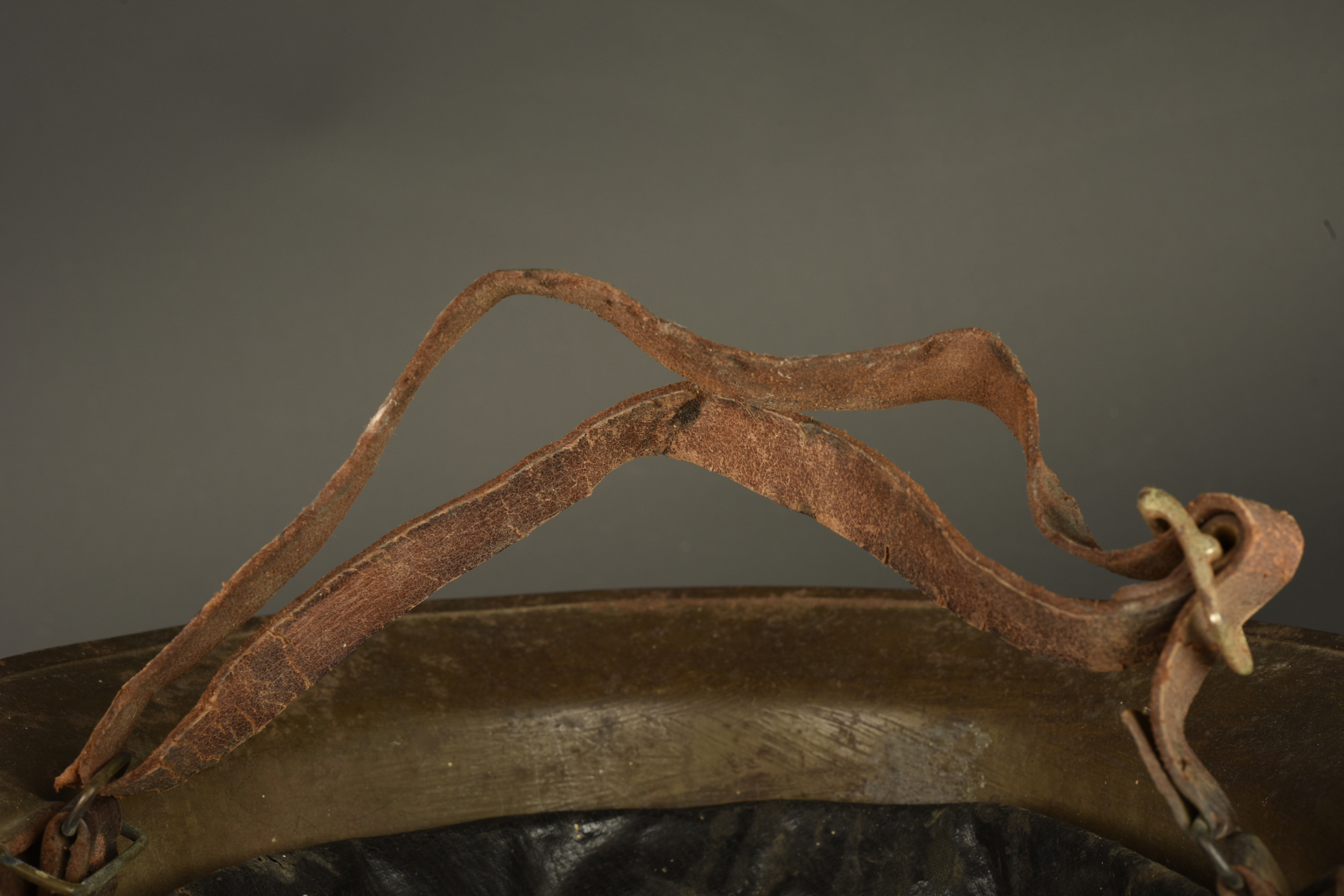 Casque anglais MkI nominatif. Named British MkI helmet — photo 3