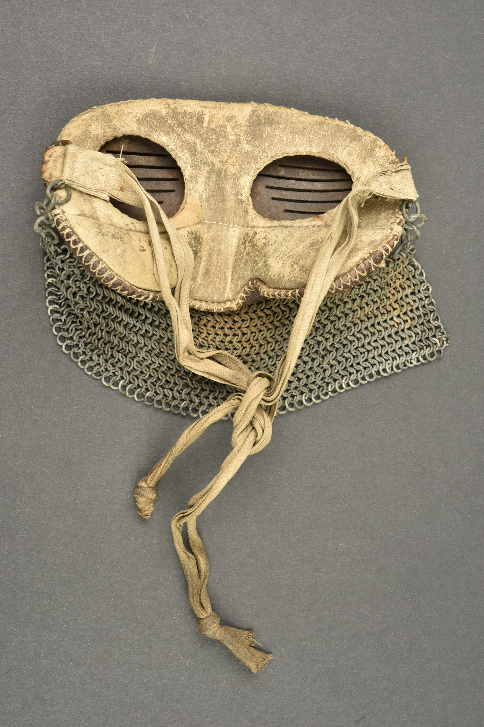 Masque pare éclats loup de tankiste anglais et français. British and French splinter masks for tank crews — photo 5