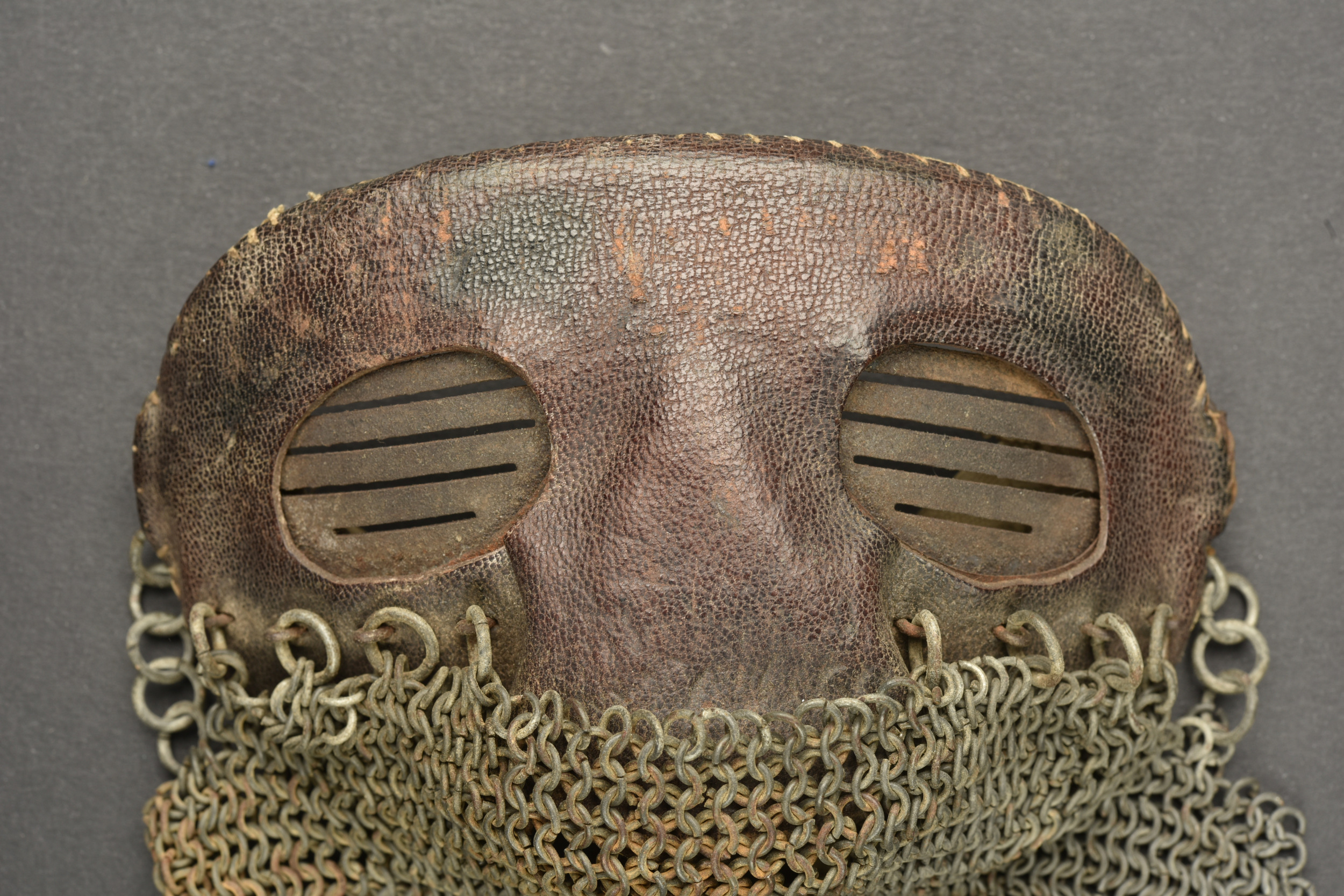 Masque pare éclats loup de tankiste anglais et français. British and French splinter masks for tank crews — photo 6
