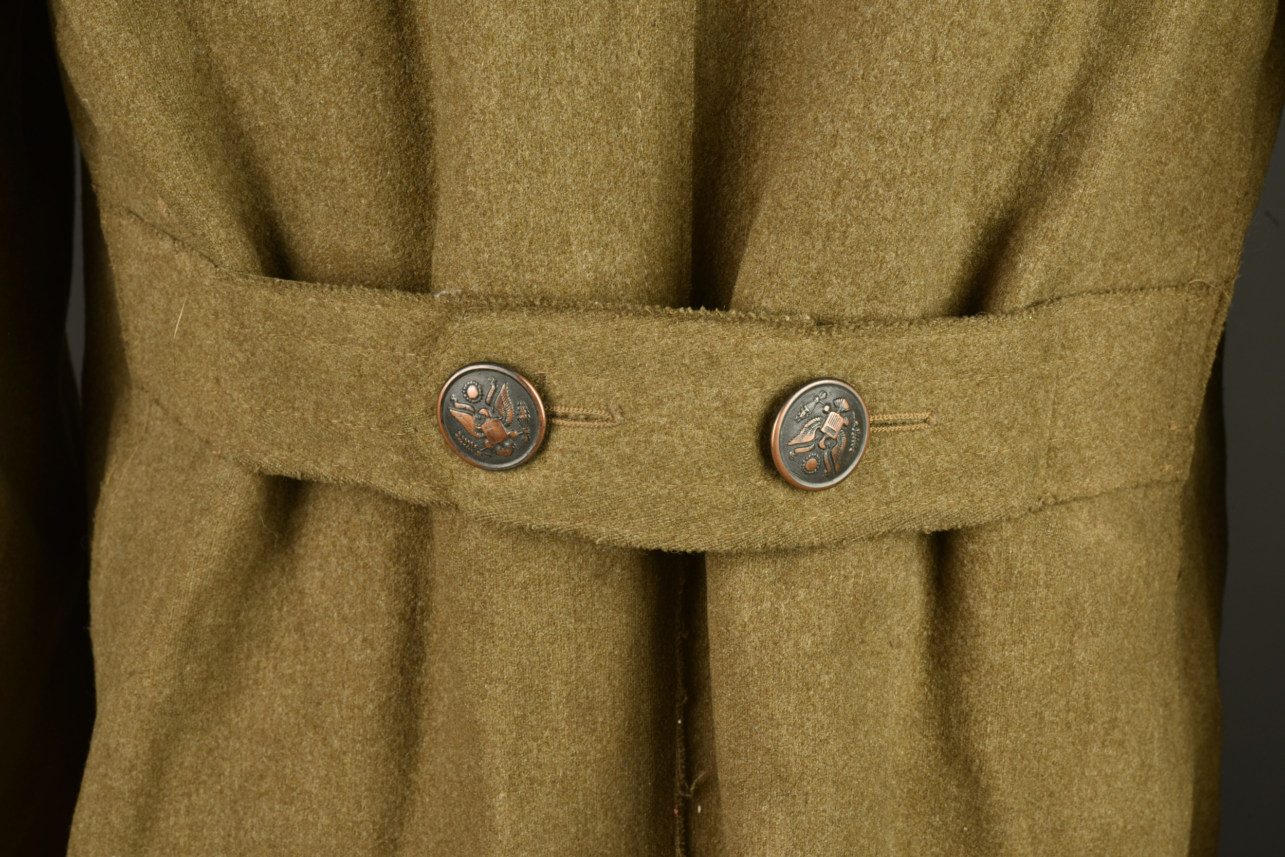 Capote américaine de la 32nd Infantry Division. American greatcoat of the 32nd Infantry Division — photo 11