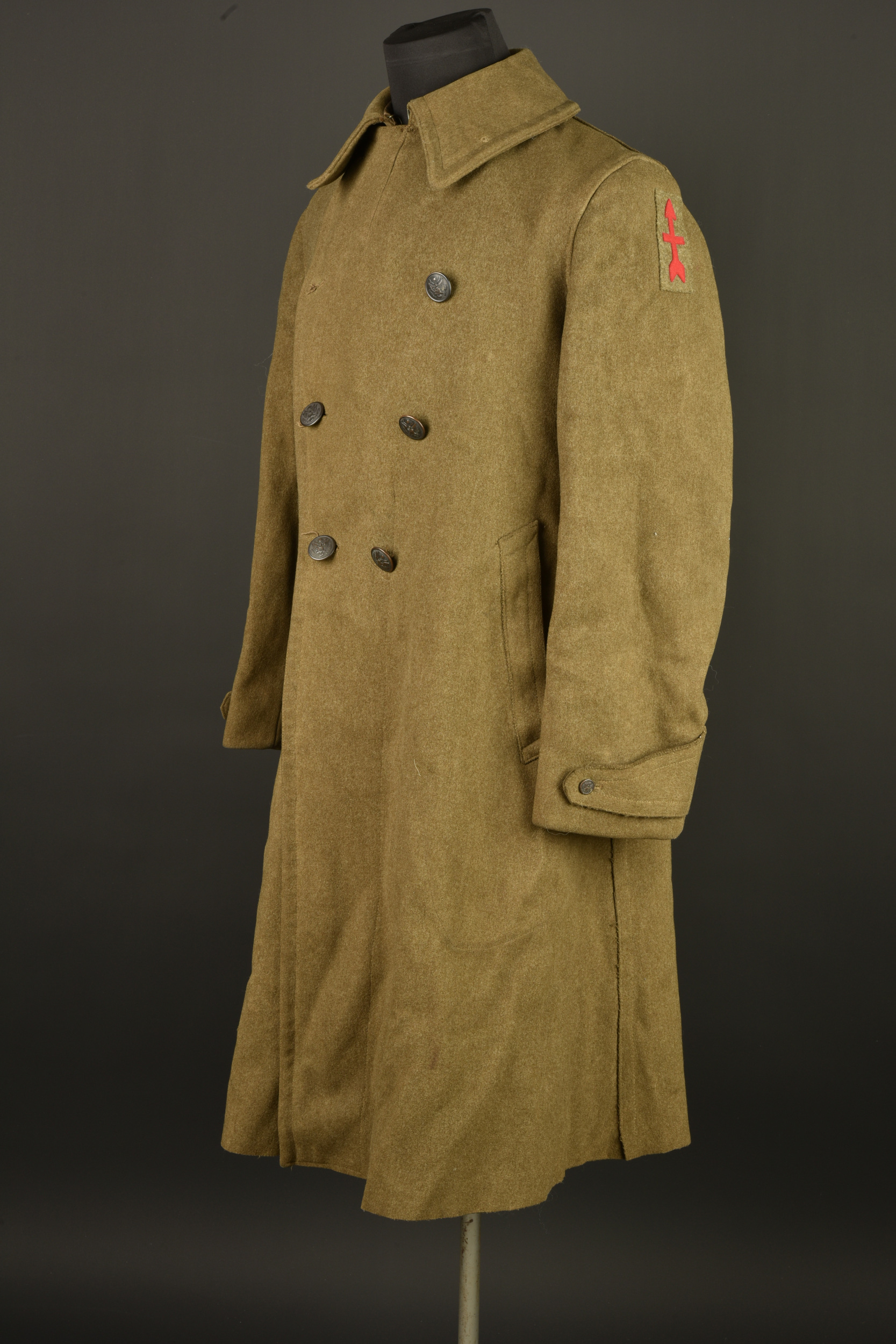 Capote américaine de la 32nd Infantry Division. American greatcoat of the 32nd Infantry Division — photo 13