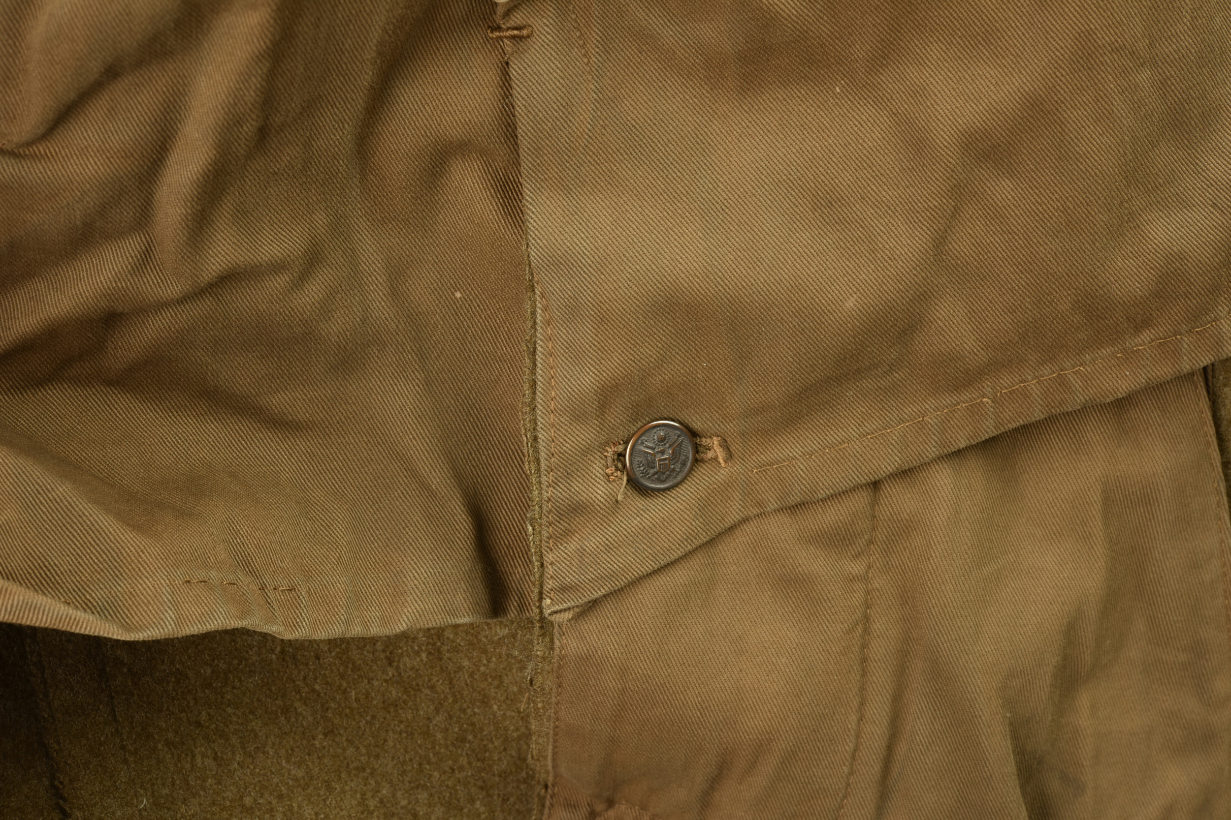 Capote américaine de la 32nd Infantry Division. American greatcoat of the 32nd Infantry Division — photo 2