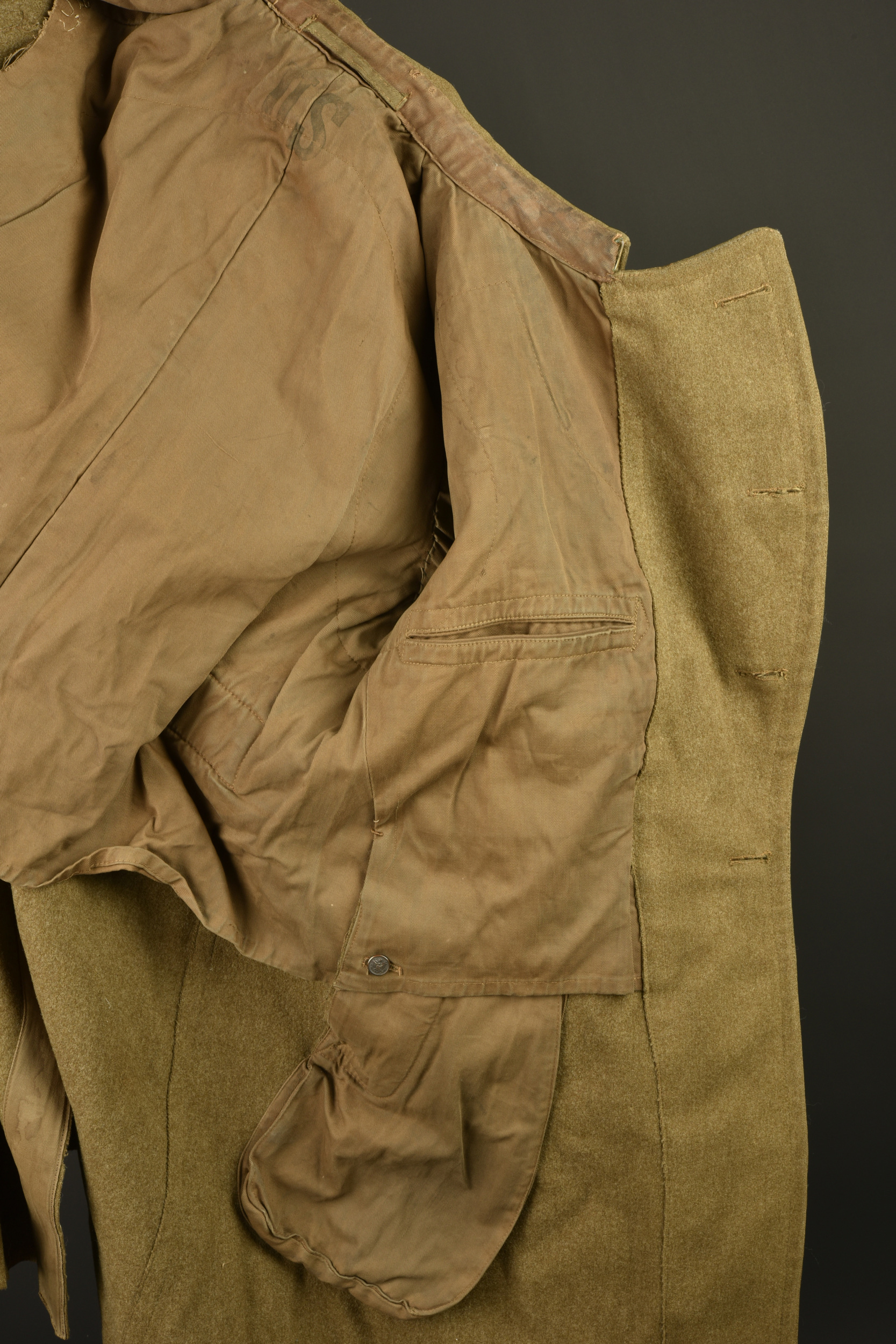 Capote américaine de la 32nd Infantry Division. American greatcoat of the 32nd Infantry Division — photo 5