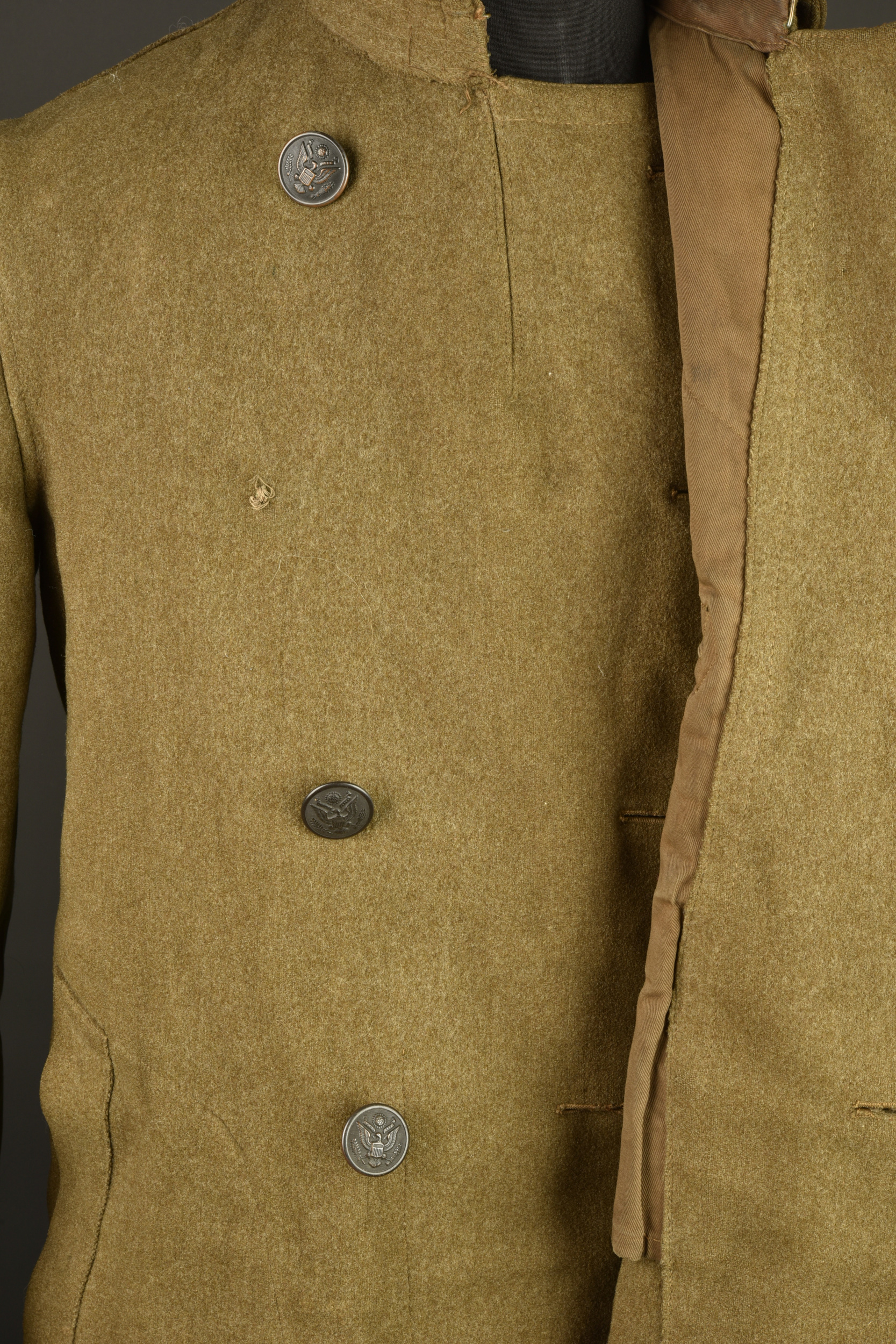 Capote américaine de la 32nd Infantry Division. American greatcoat of the 32nd Infantry Division — photo 6