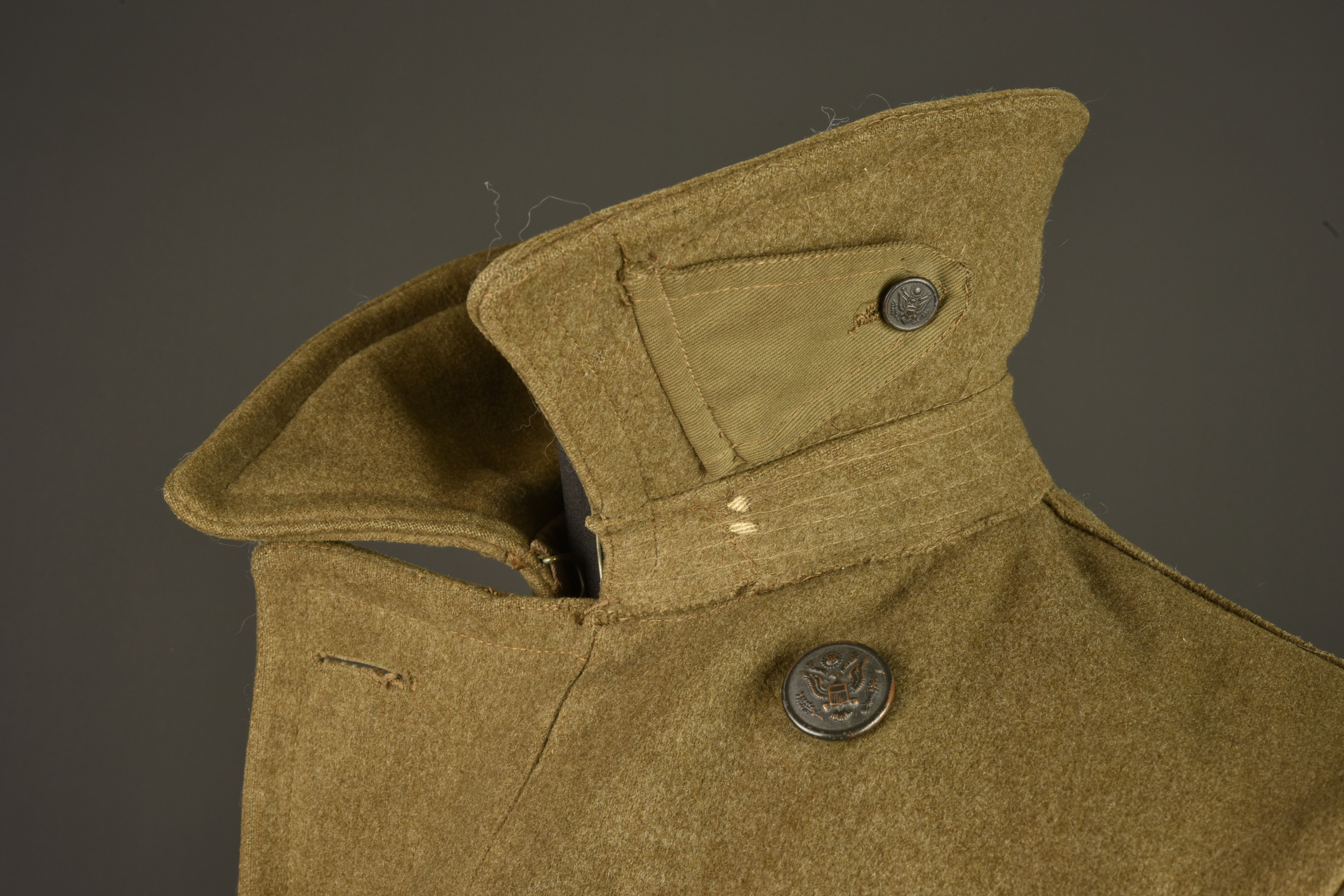 Capote américaine de la 32nd Infantry Division. American greatcoat of the 32nd Infantry Division — photo 9