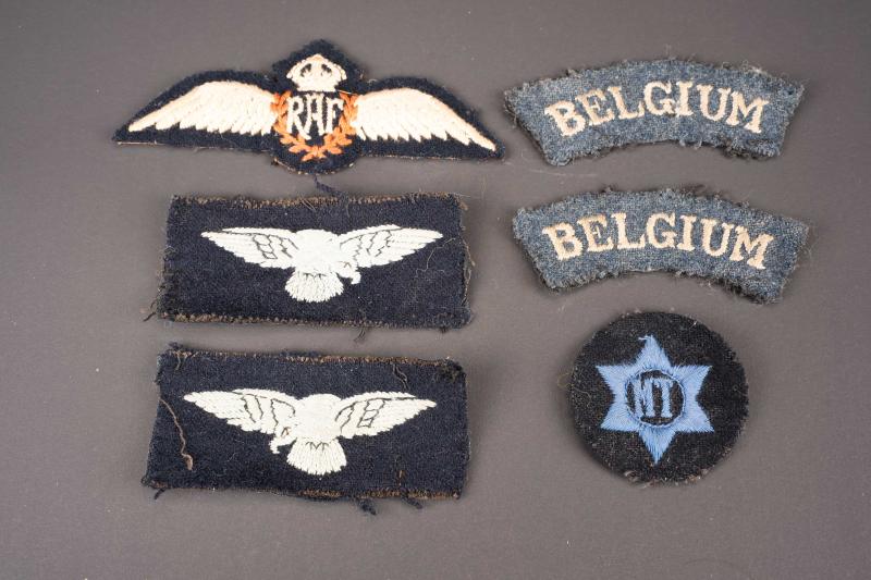 Insignes RAF Belge. Belgian RAF insignia.