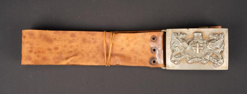 Ceinturon de la Police de Londres. Metropolitan Police belt.